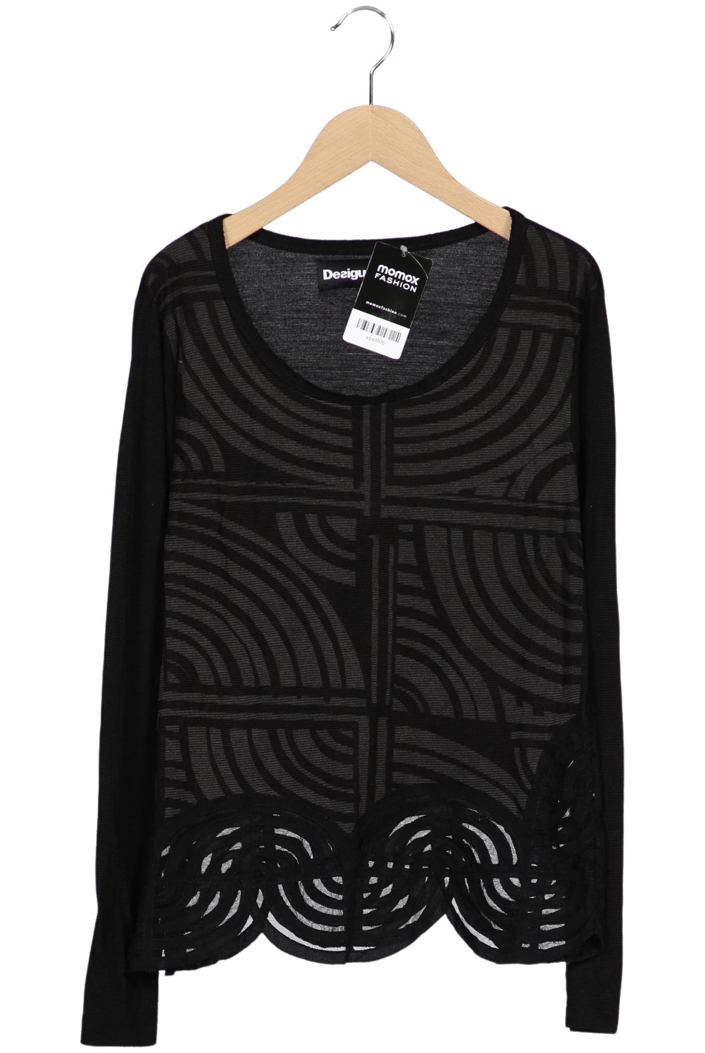 

Desigual Damen Langarmshirt, schwarz, Gr. 42