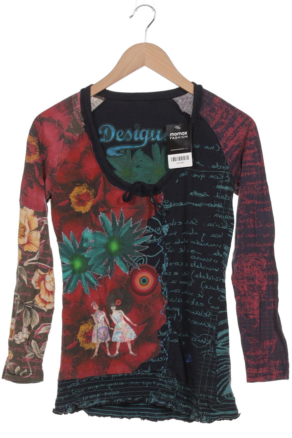 

Desigual Damen Langarmshirt, marineblau, Gr. 42