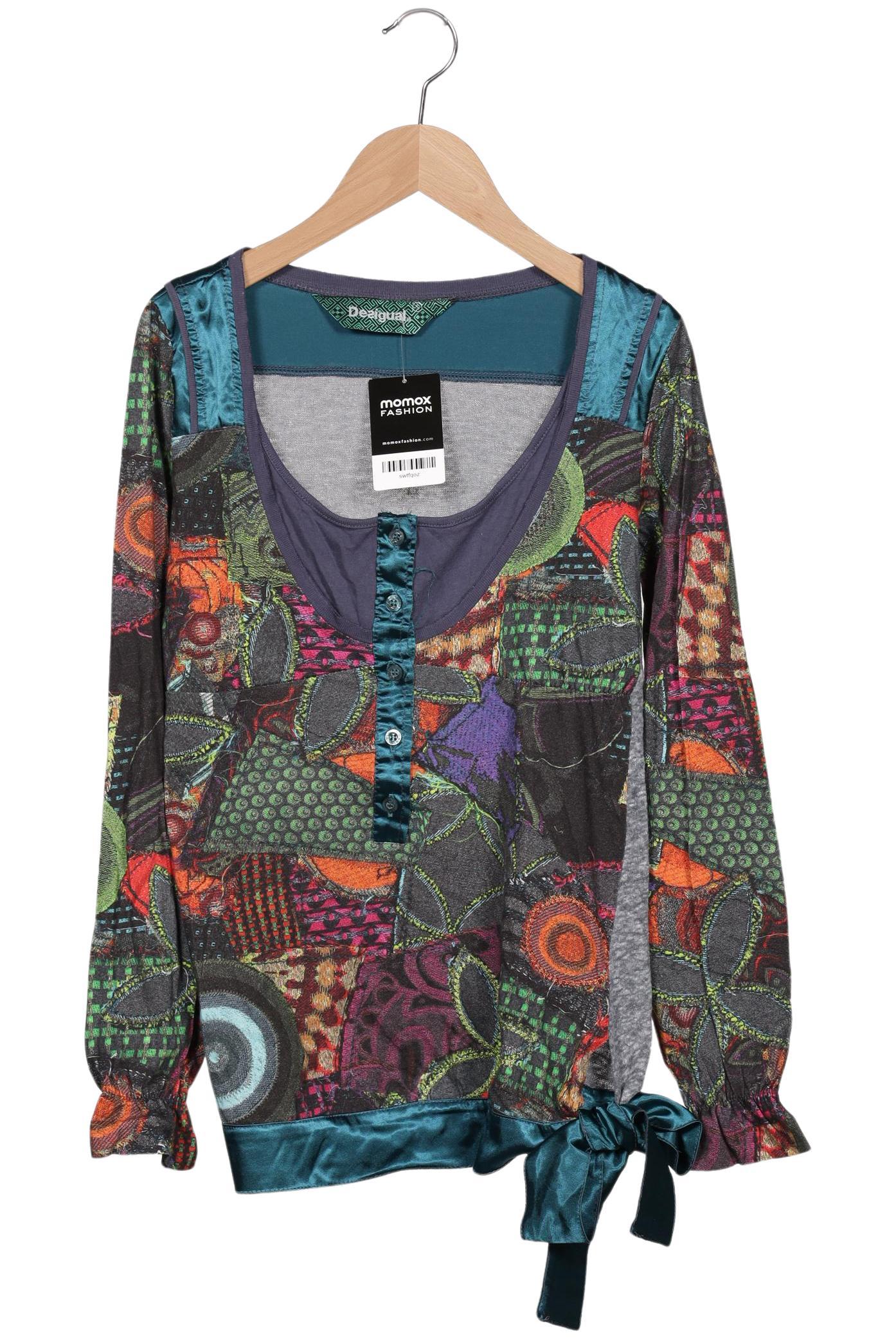 

Desigual Damen Langarmshirt, mehrfarbig, Gr. 36