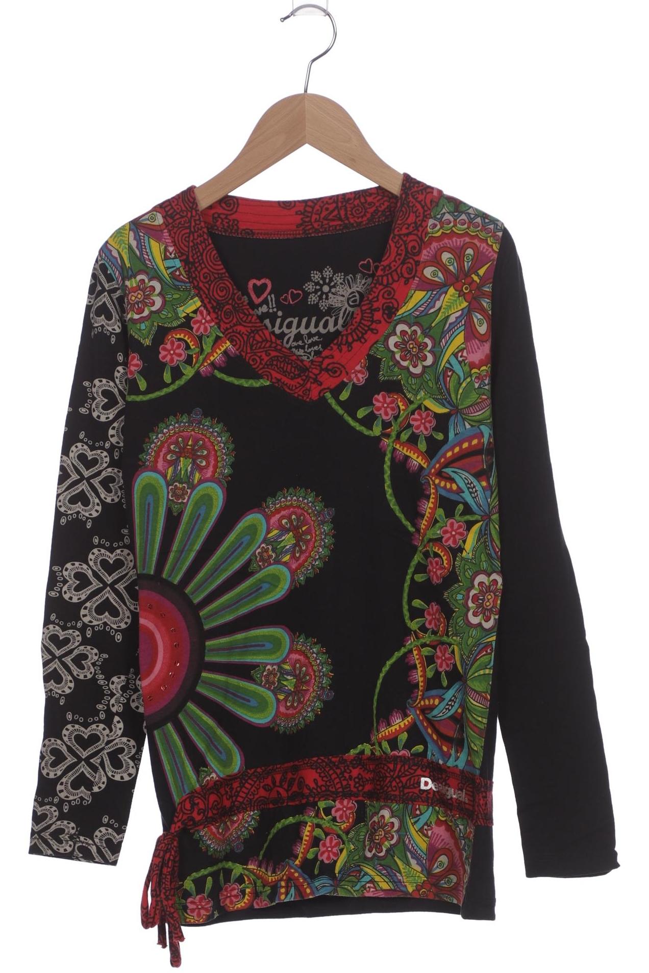 

Desigual Damen Langarmshirt, schwarz, Gr. 38