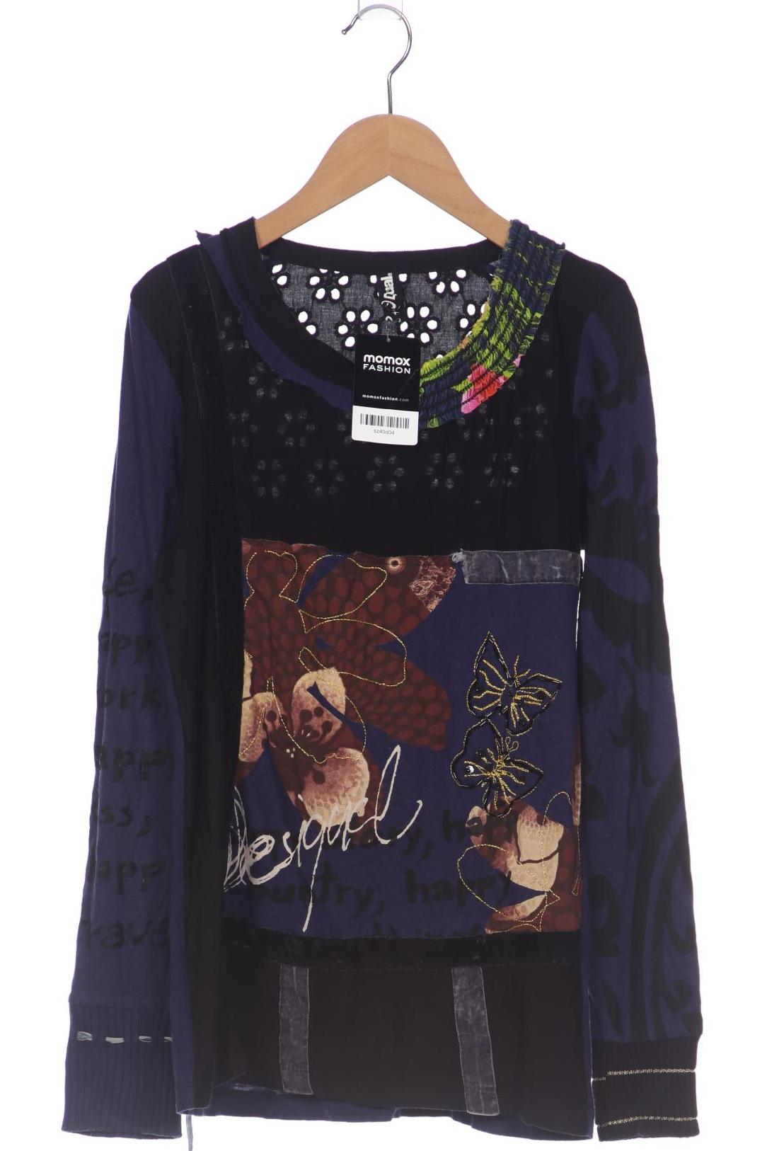

Desigual Damen Langarmshirt, marineblau, Gr. 42