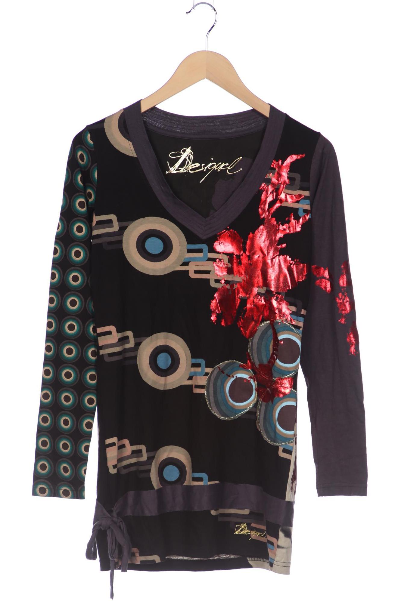 

Desigual Damen Langarmshirt, schwarz, Gr. 38