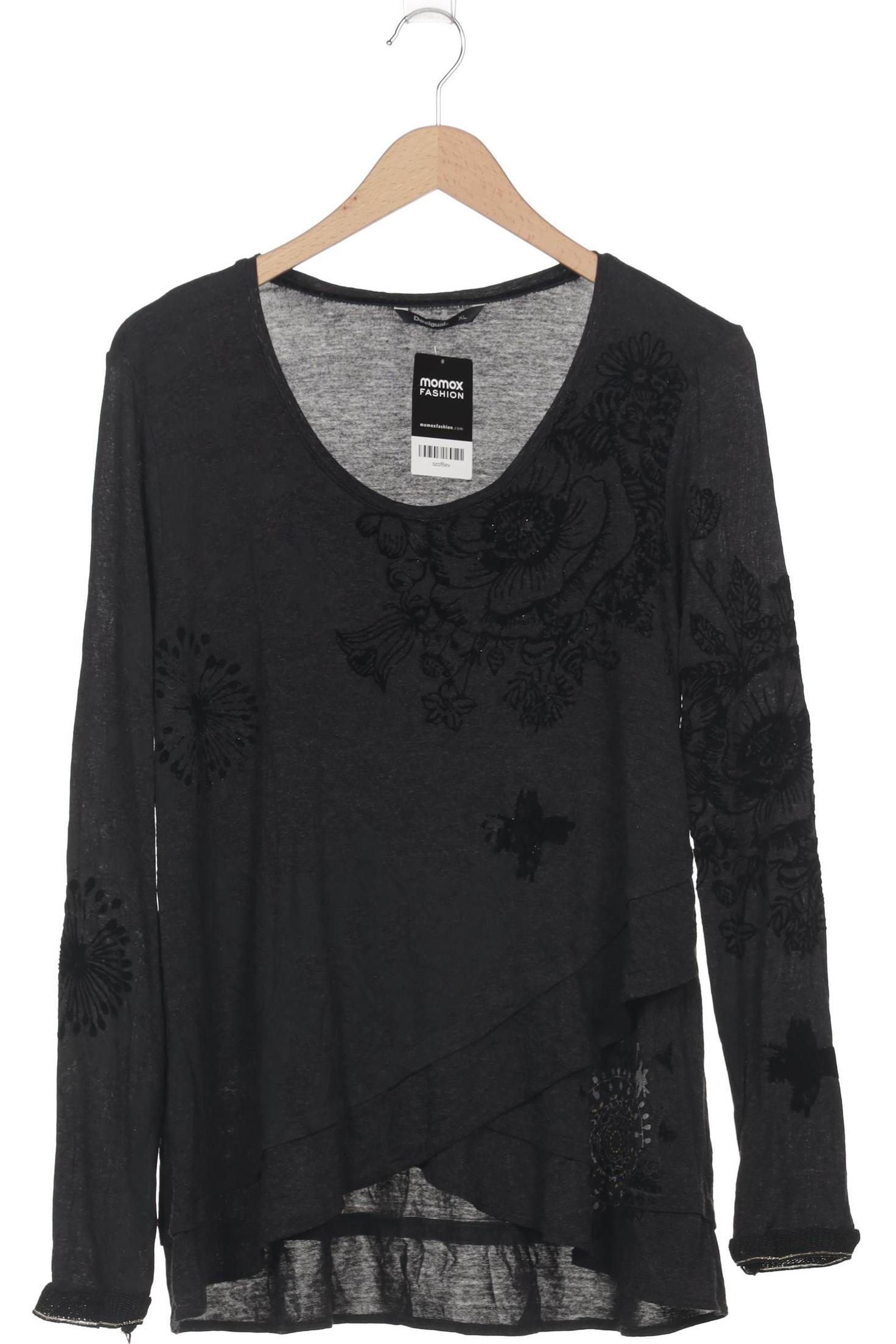 

Desigual Damen Langarmshirt, grau, Gr. 44