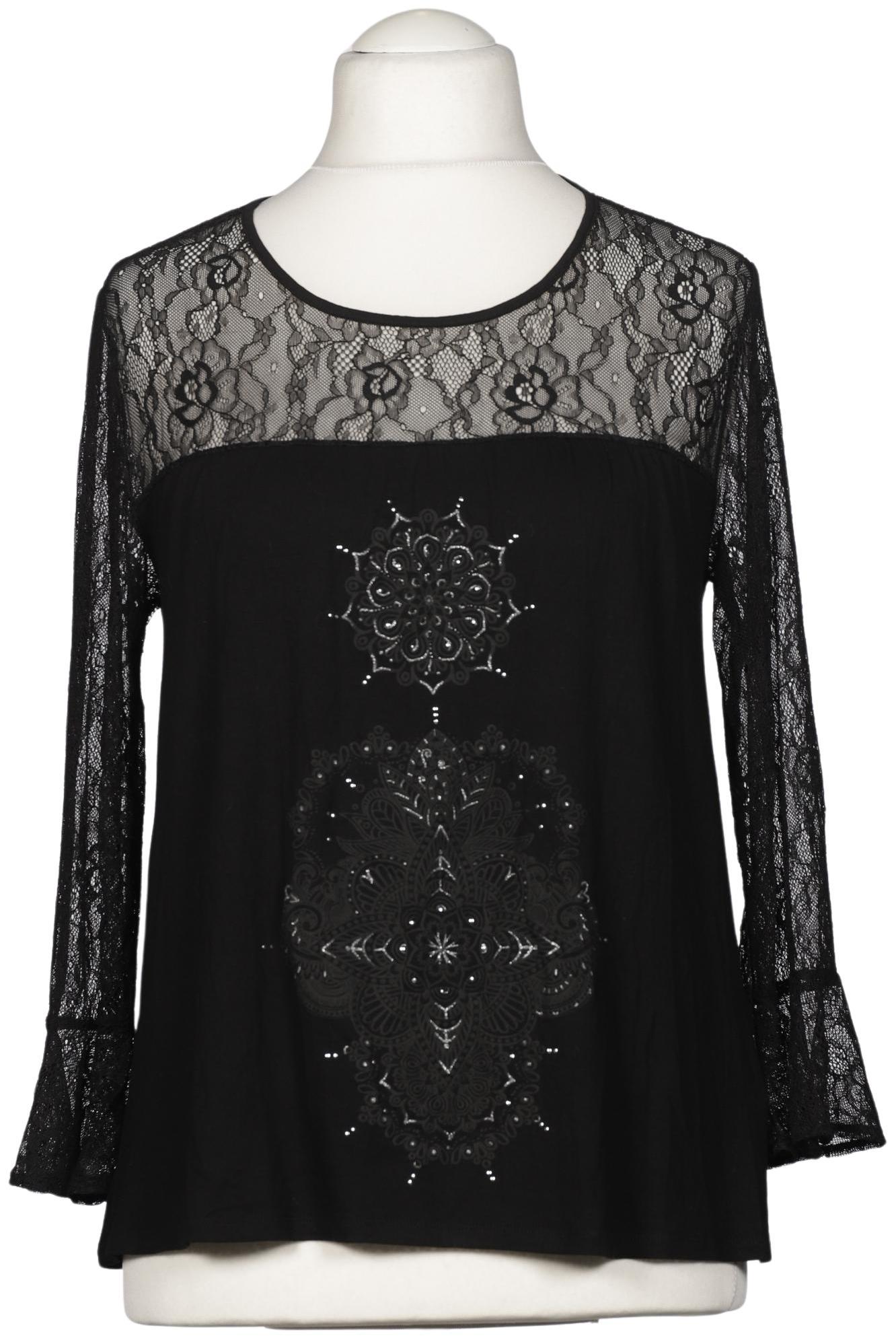 

Desigual Damen Langarmshirt, schwarz, Gr. 42