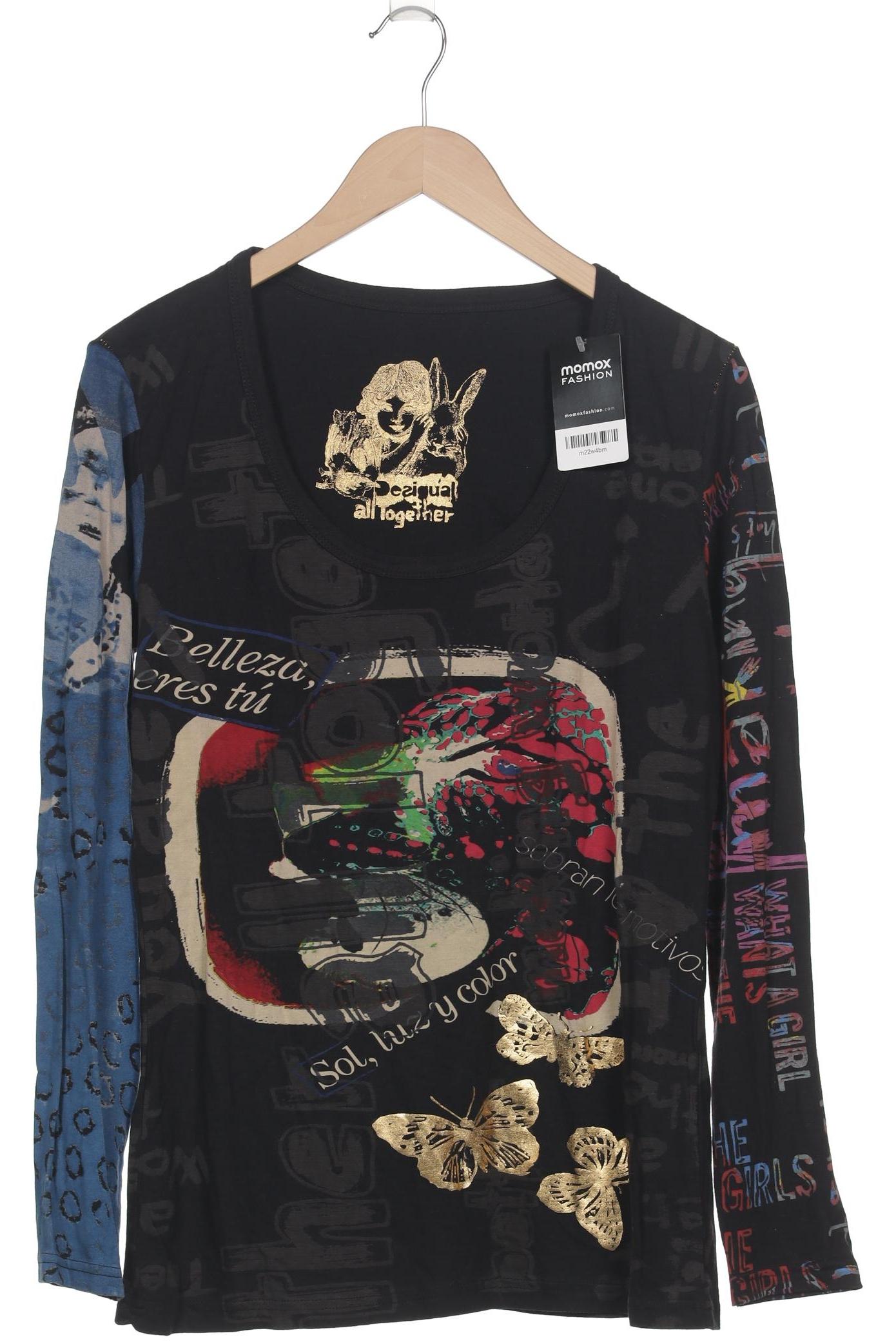 

Desigual Damen Langarmshirt, schwarz, Gr. 44