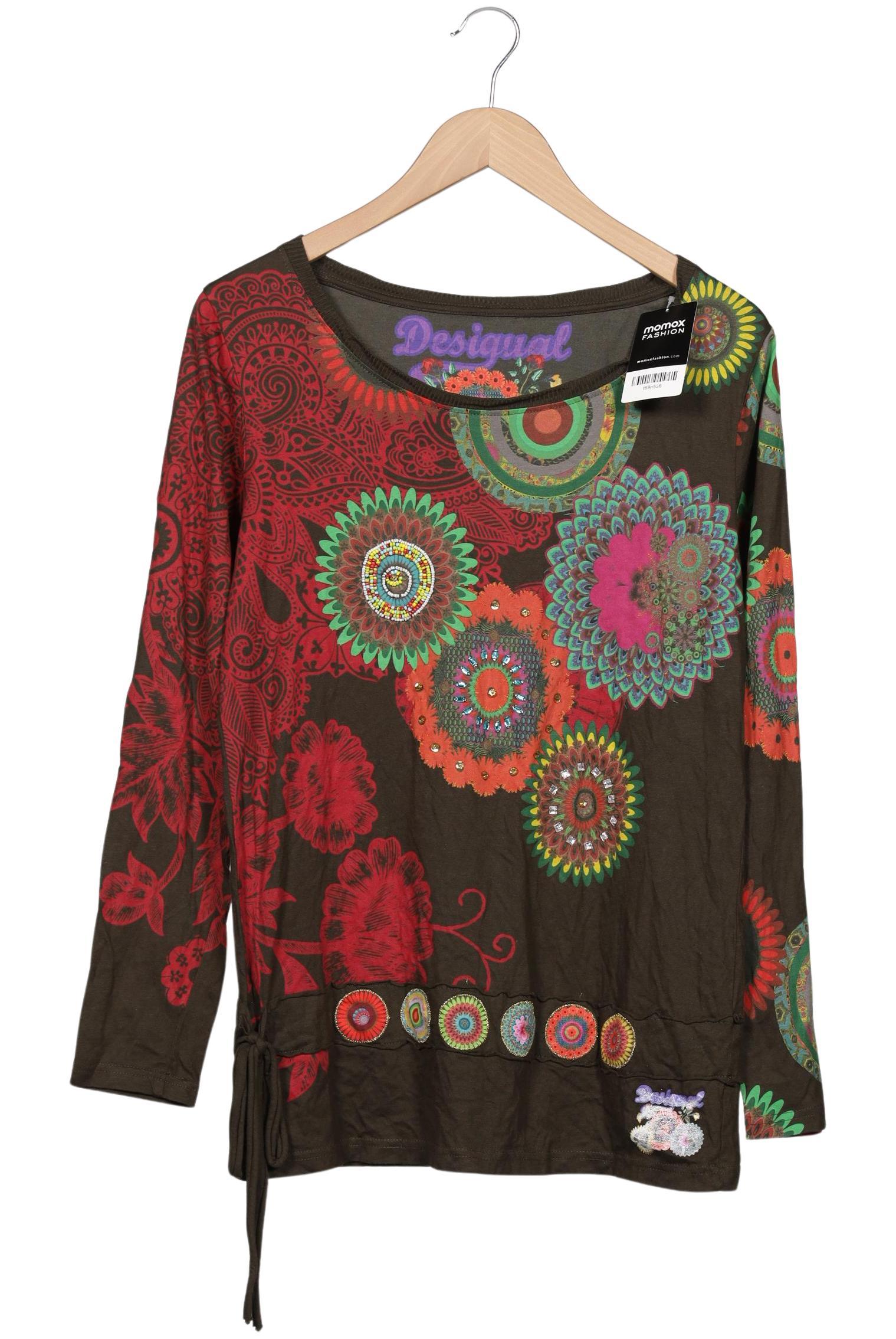 

Desigual Damen Langarmshirt, mehrfarbig, Gr. 44