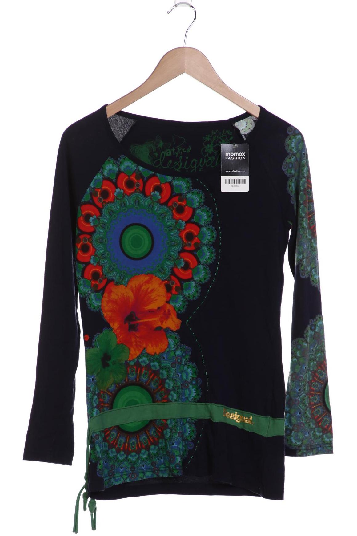 

Desigual Damen Langarmshirt, marineblau, Gr. 38