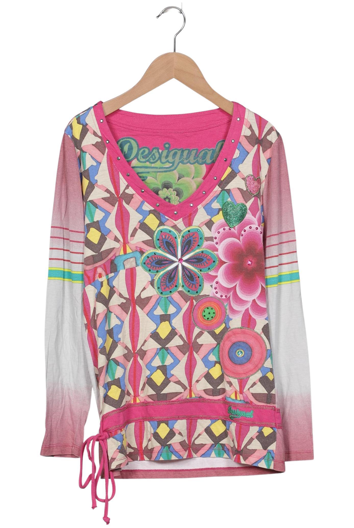

Desigual Damen Langarmshirt, mehrfarbig, Gr. 38