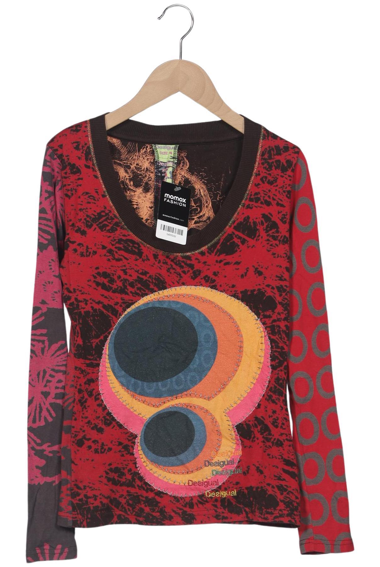 

Desigual Damen Langarmshirt, rot, Gr. 38