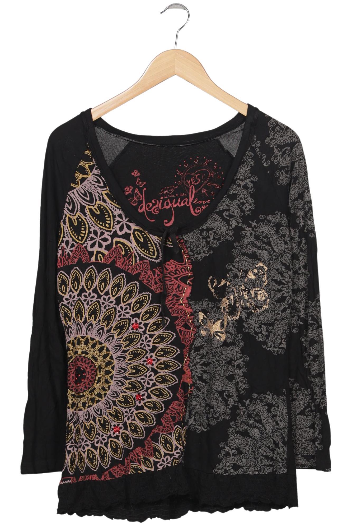 

Desigual Damen Langarmshirt, schwarz, Gr. 44