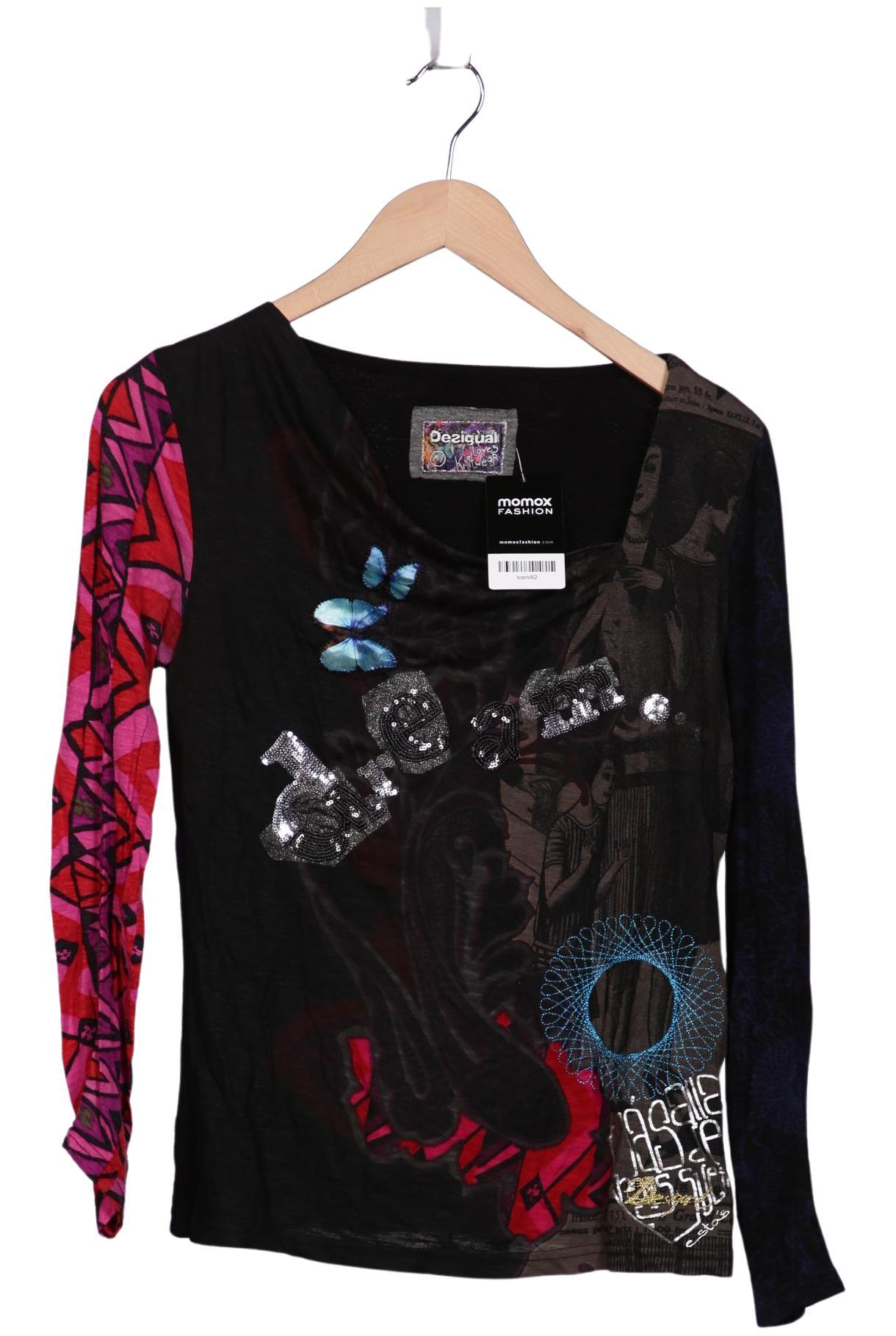 

Desigual Damen Langarmshirt, schwarz, Gr. 38