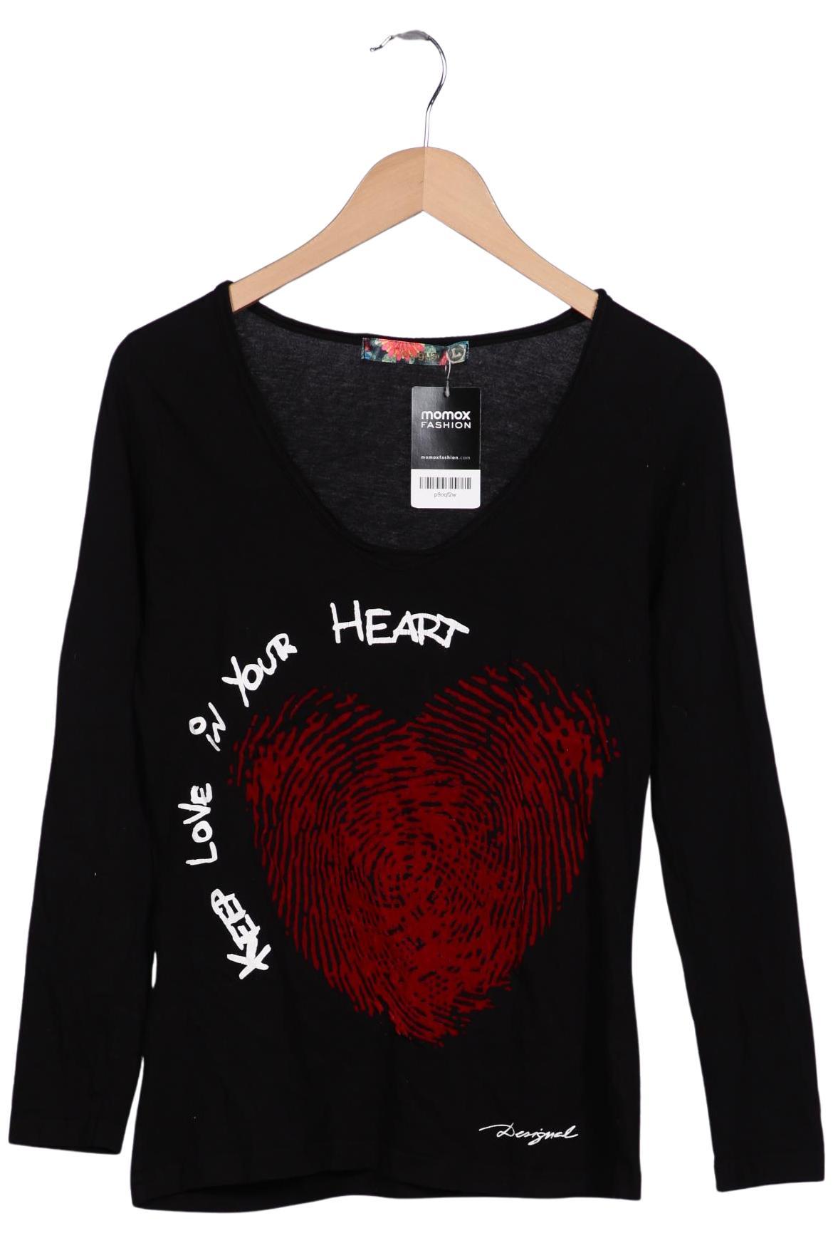 

Desigual Damen Langarmshirt, schwarz, Gr. 42