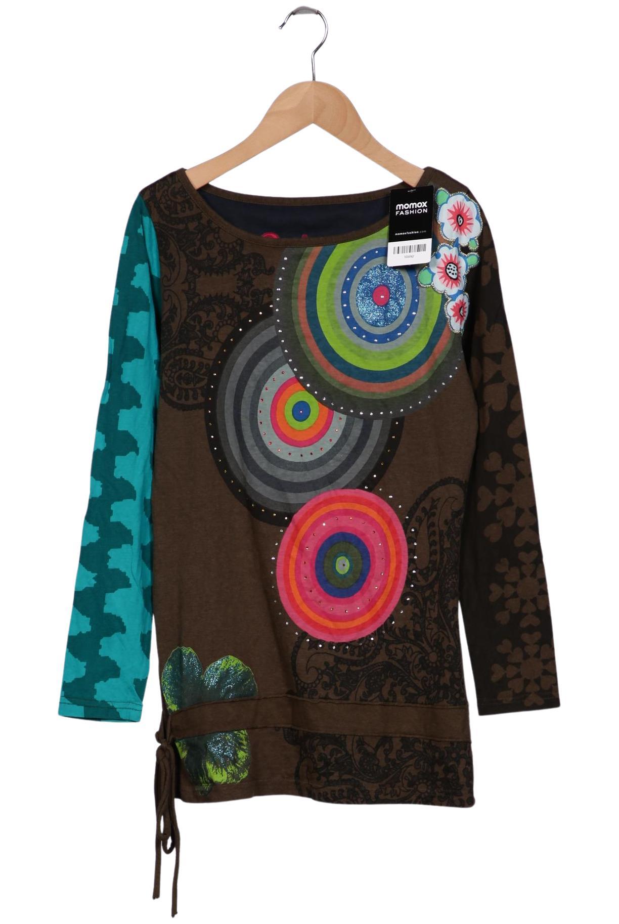 

Desigual Damen Langarmshirt, grün, Gr. 36