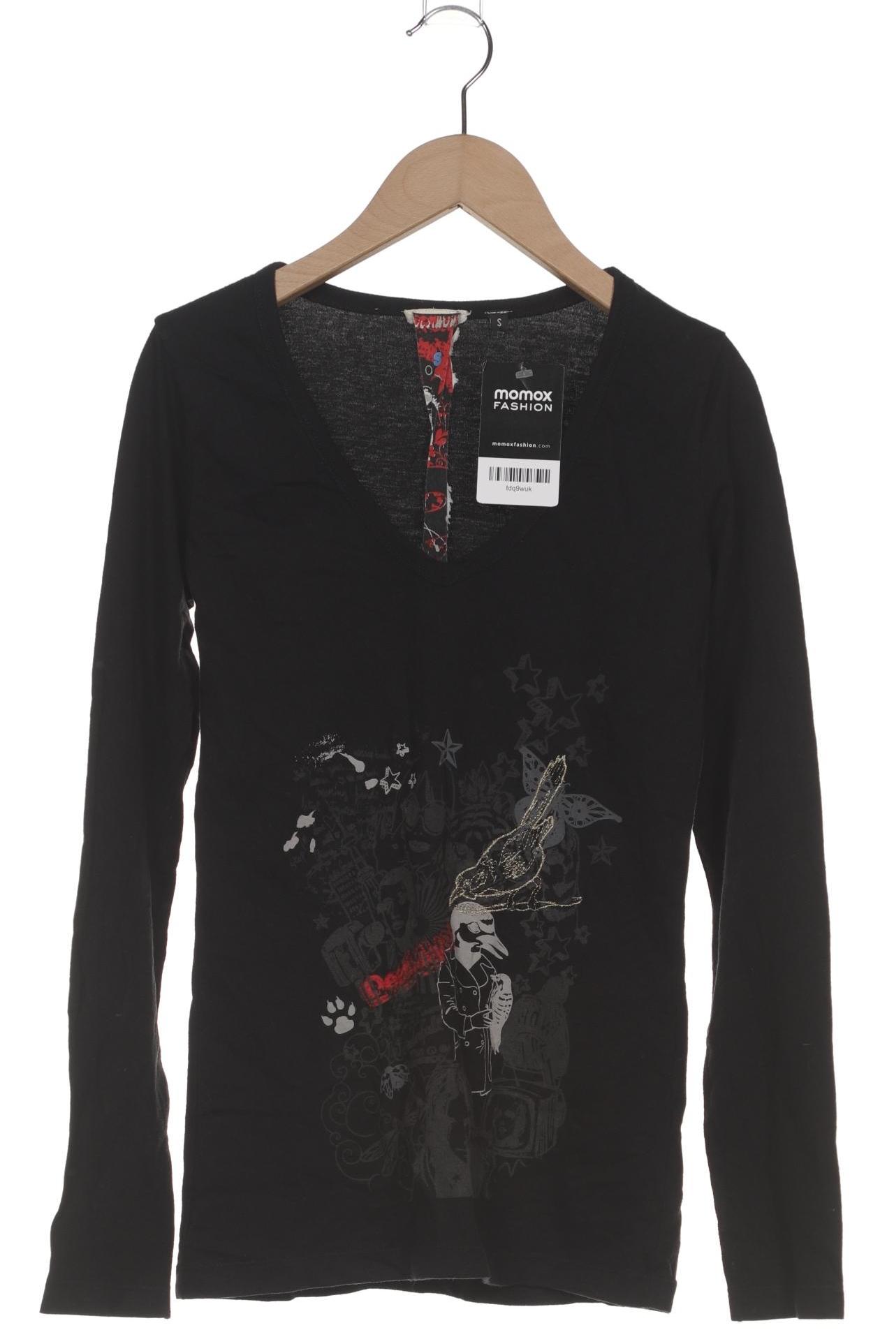 

Desigual Damen Langarmshirt, schwarz, Gr. 36