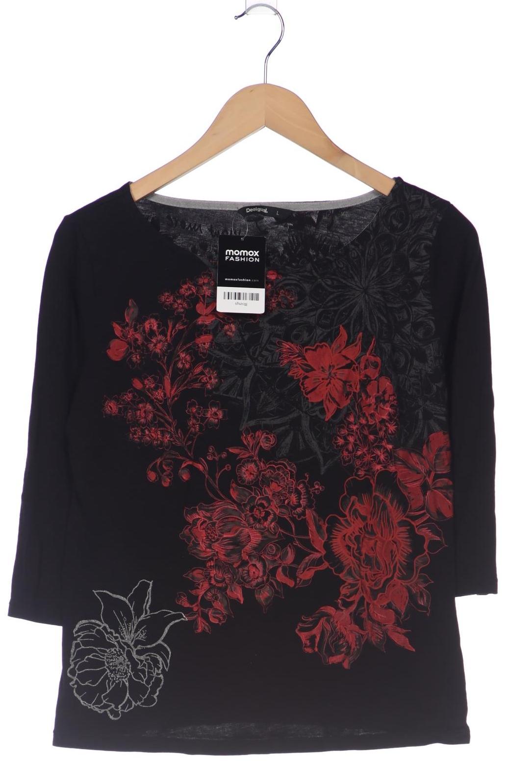 

Desigual Damen Langarmshirt, schwarz, Gr. 42