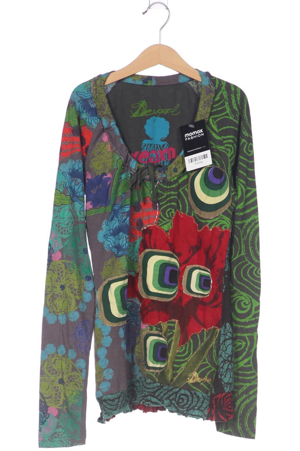 

Desigual Damen Langarmshirt, mehrfarbig, Gr. 34