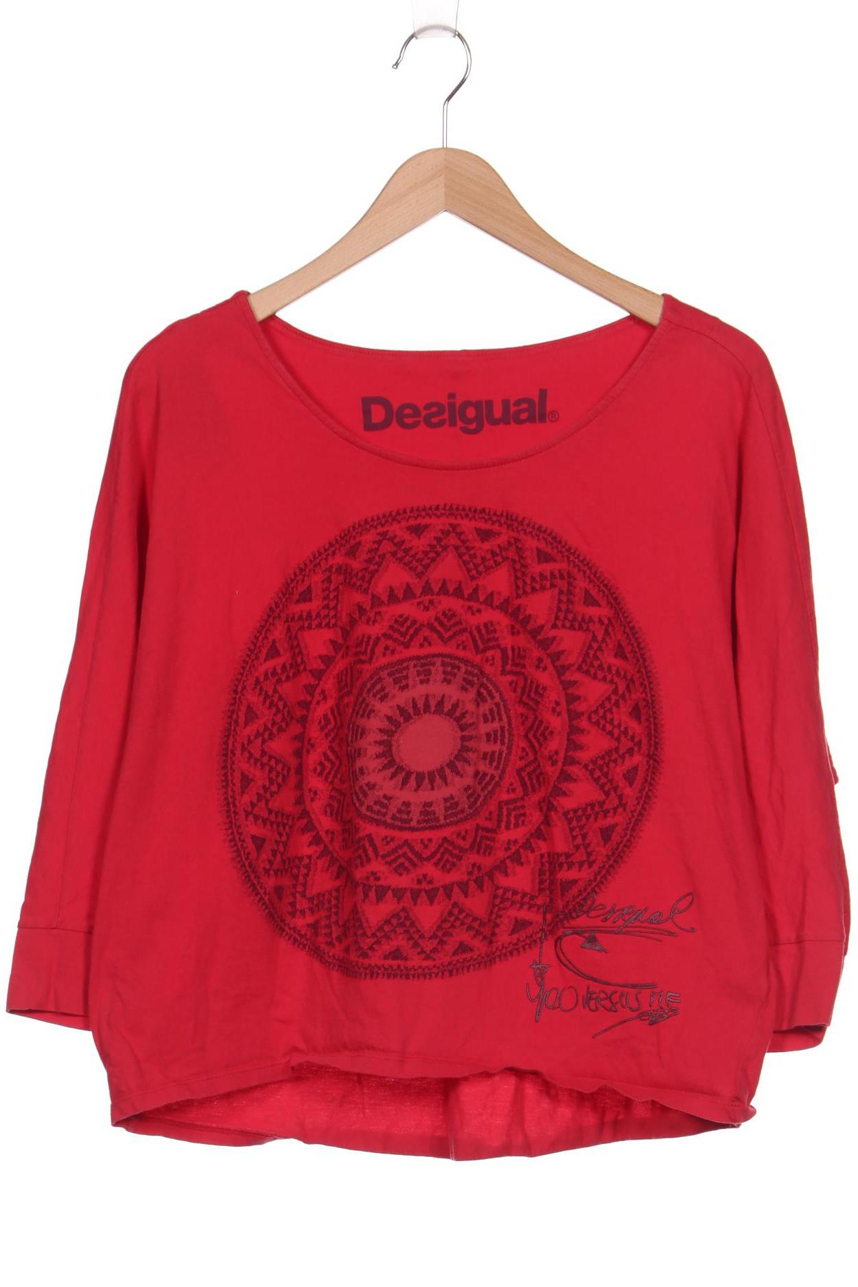 

Desigual Damen Langarmshirt, rot, Gr. 42