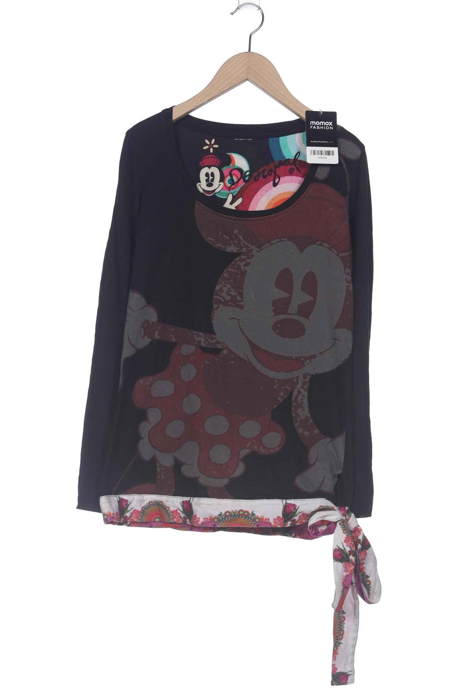 

Desigual Damen Langarmshirt, schwarz, Gr. 38