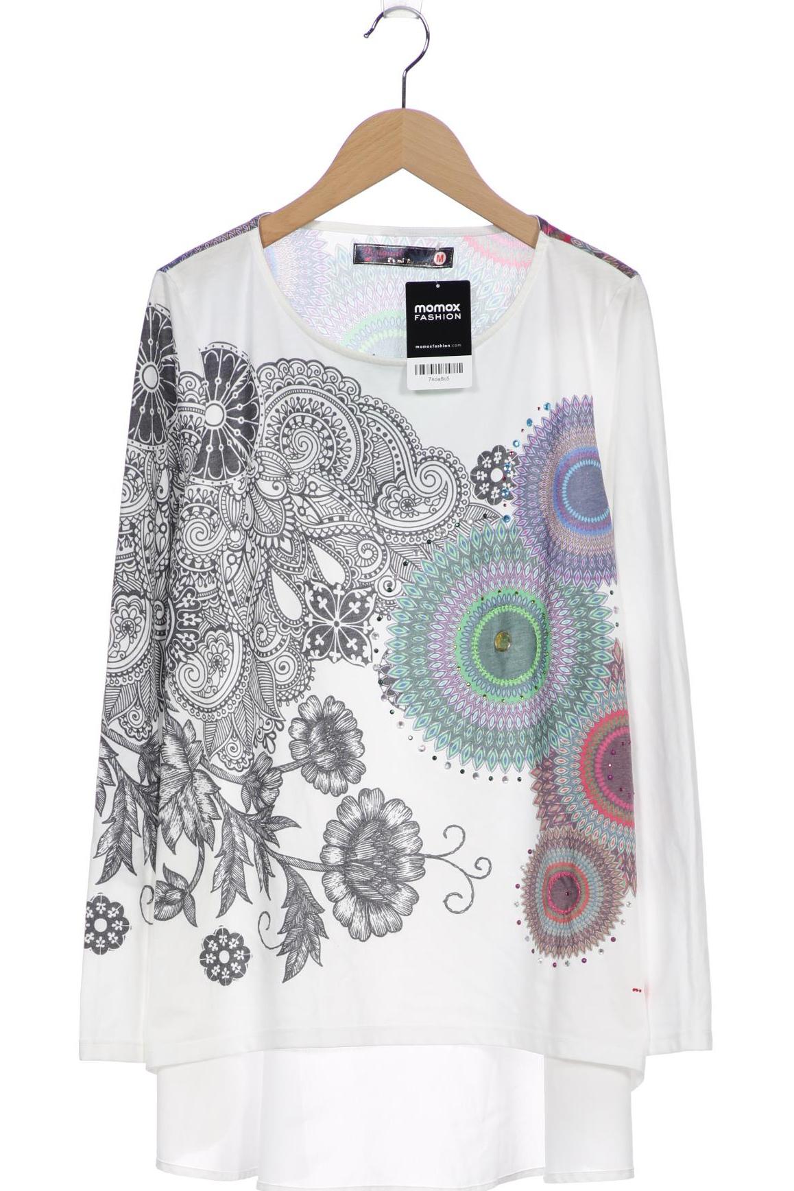 

Desigual Damen Langarmshirt, weiß, Gr. 38