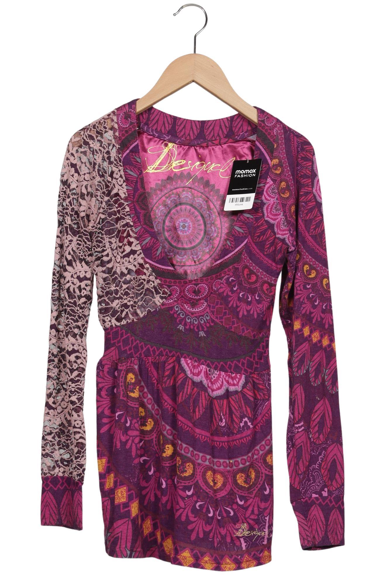 

Desigual Damen Langarmshirt, pink, Gr. 34