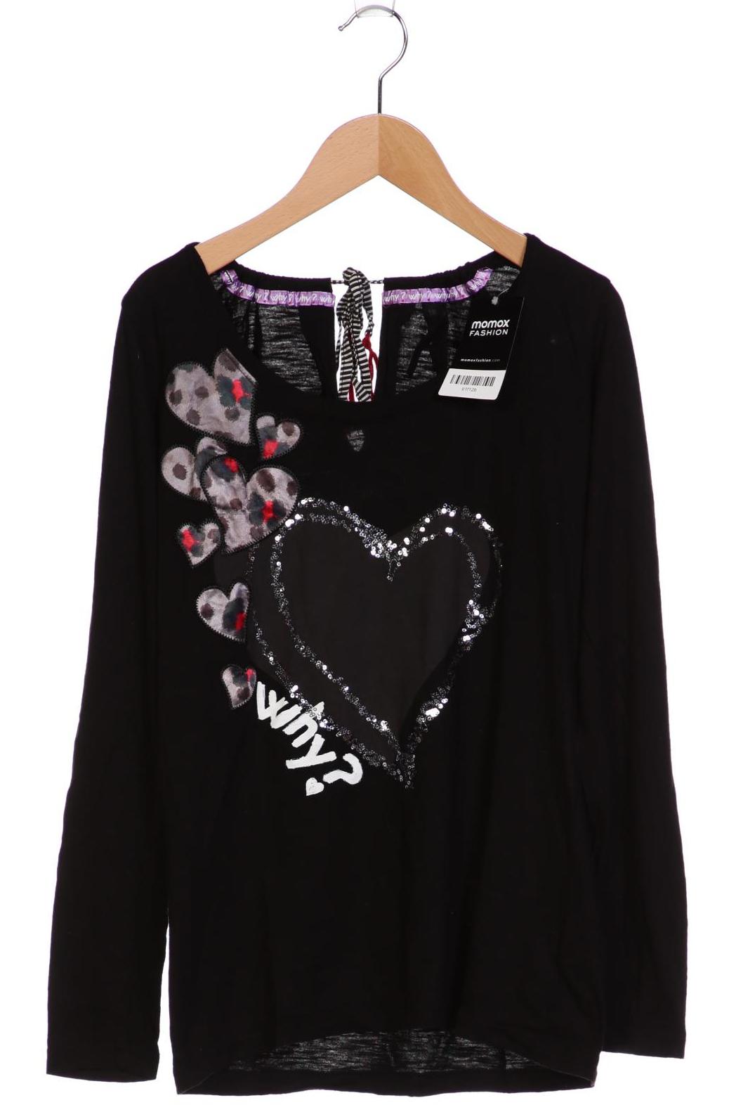 

Desigual Damen Langarmshirt, schwarz, Gr. 38