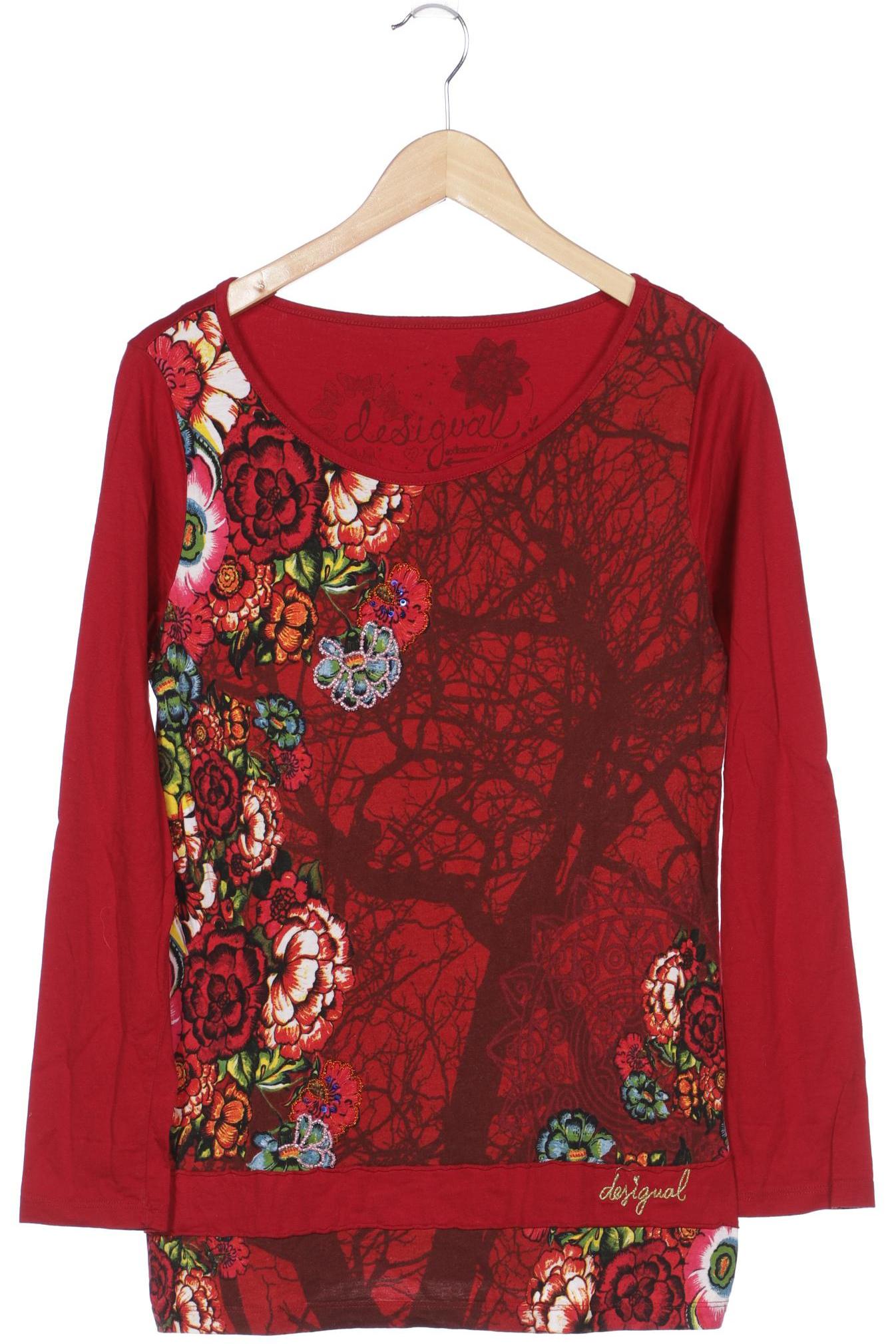

Desigual Damen Langarmshirt, rot, Gr. 44