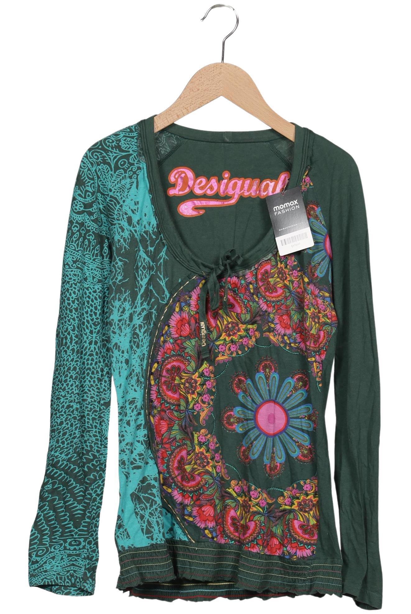 

Desigual Damen Langarmshirt, grün, Gr. 36