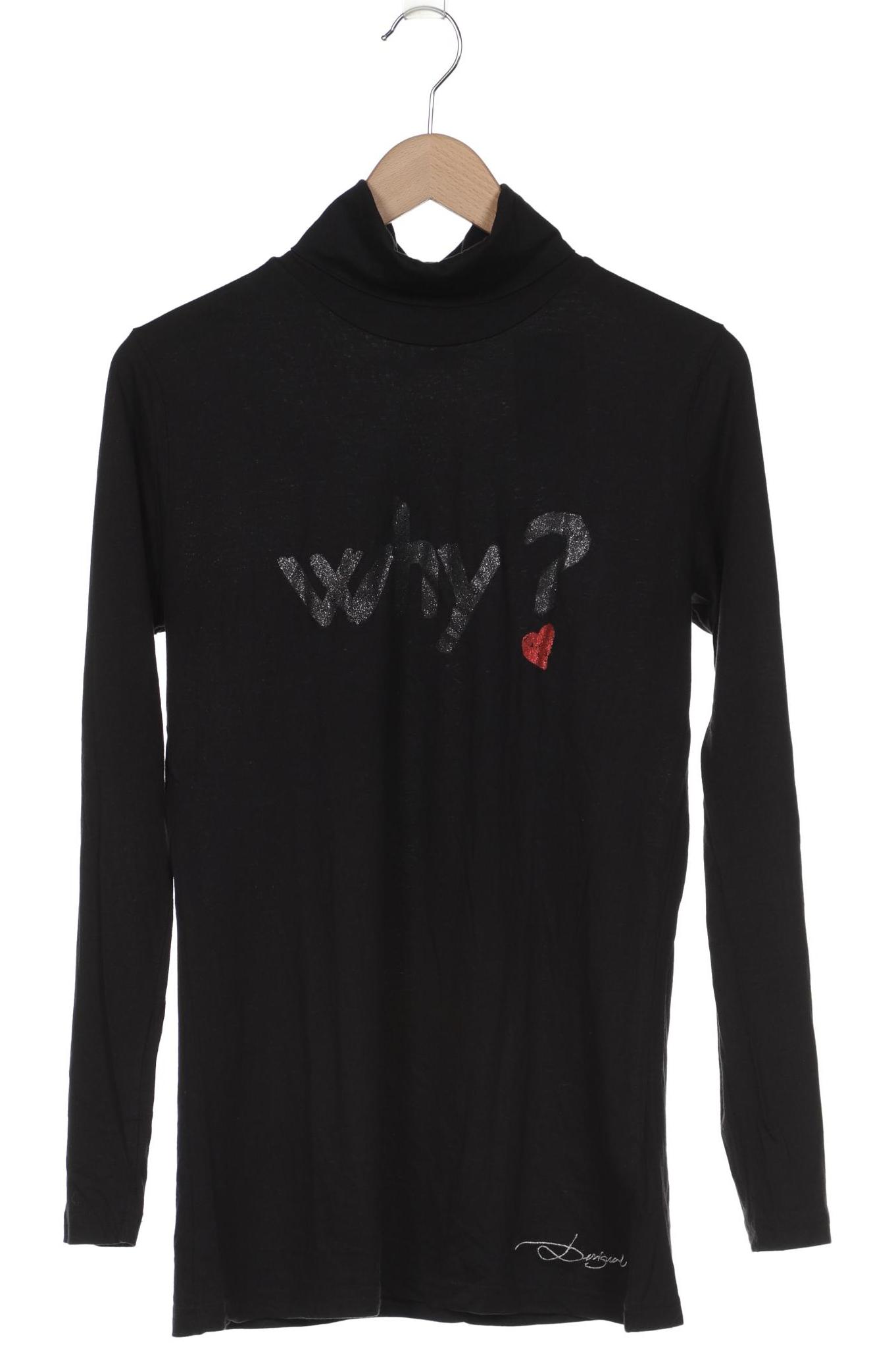 

Desigual Damen Langarmshirt, schwarz, Gr. 44