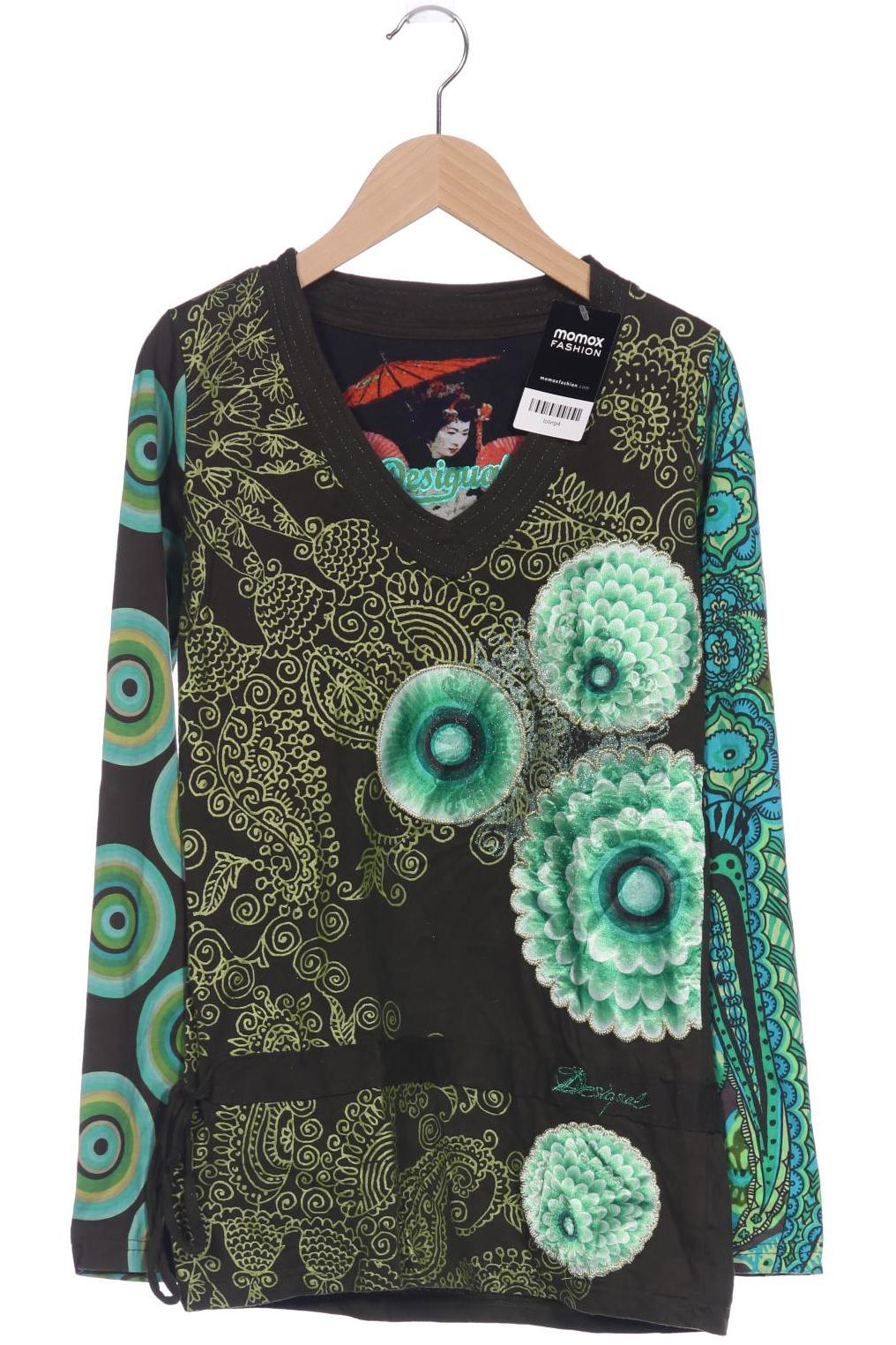 

Desigual Damen Langarmshirt, grün, Gr. 36