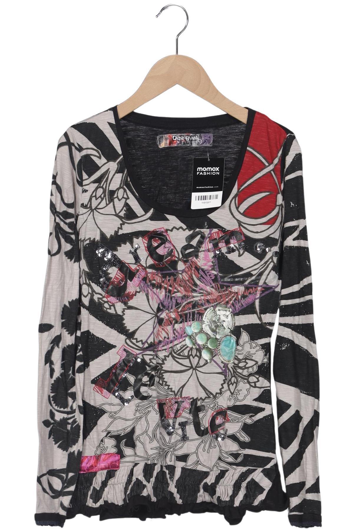 

Desigual Damen Langarmshirt, mehrfarbig, Gr. 38