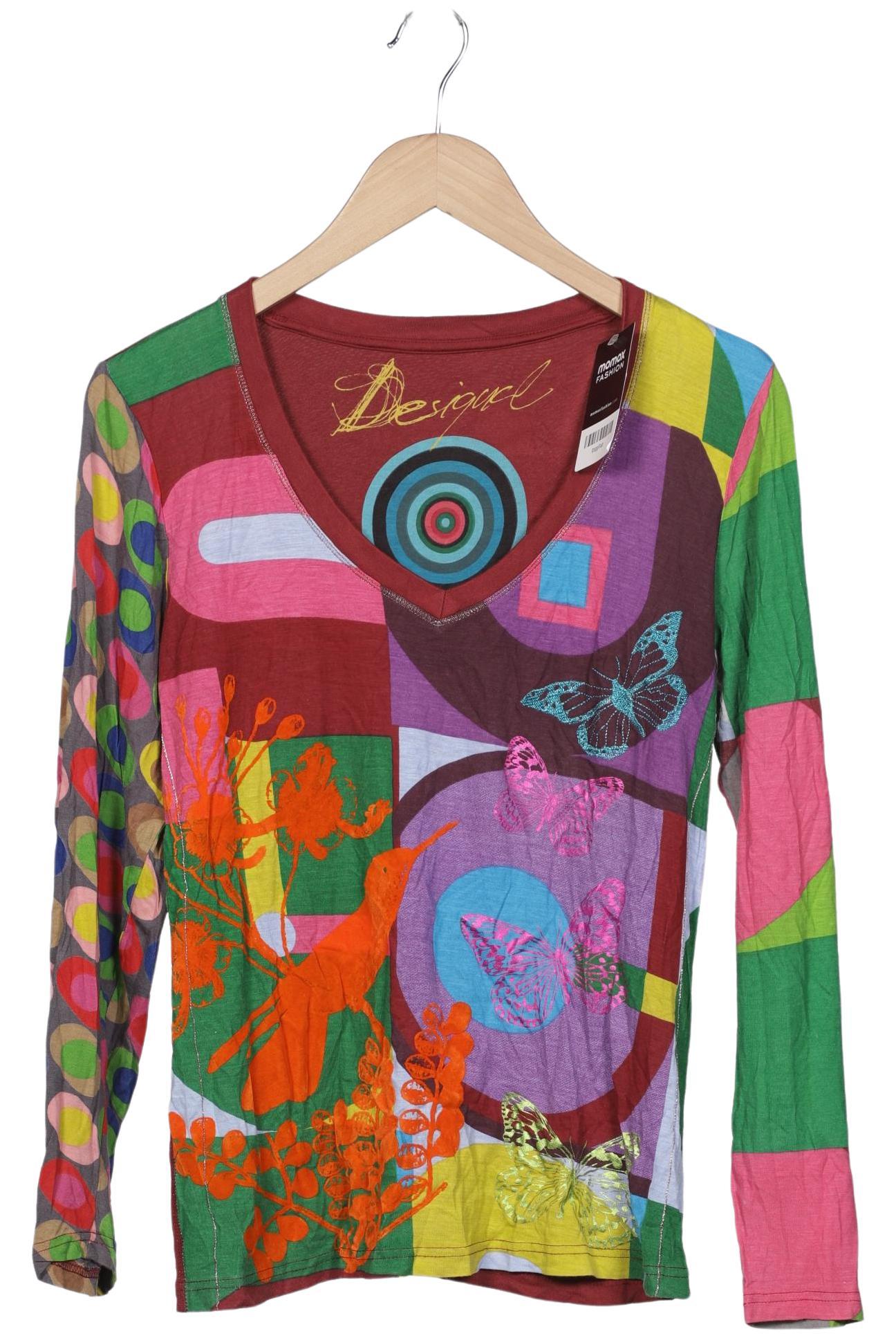 

Desigual Damen Langarmshirt, mehrfarbig, Gr. 44
