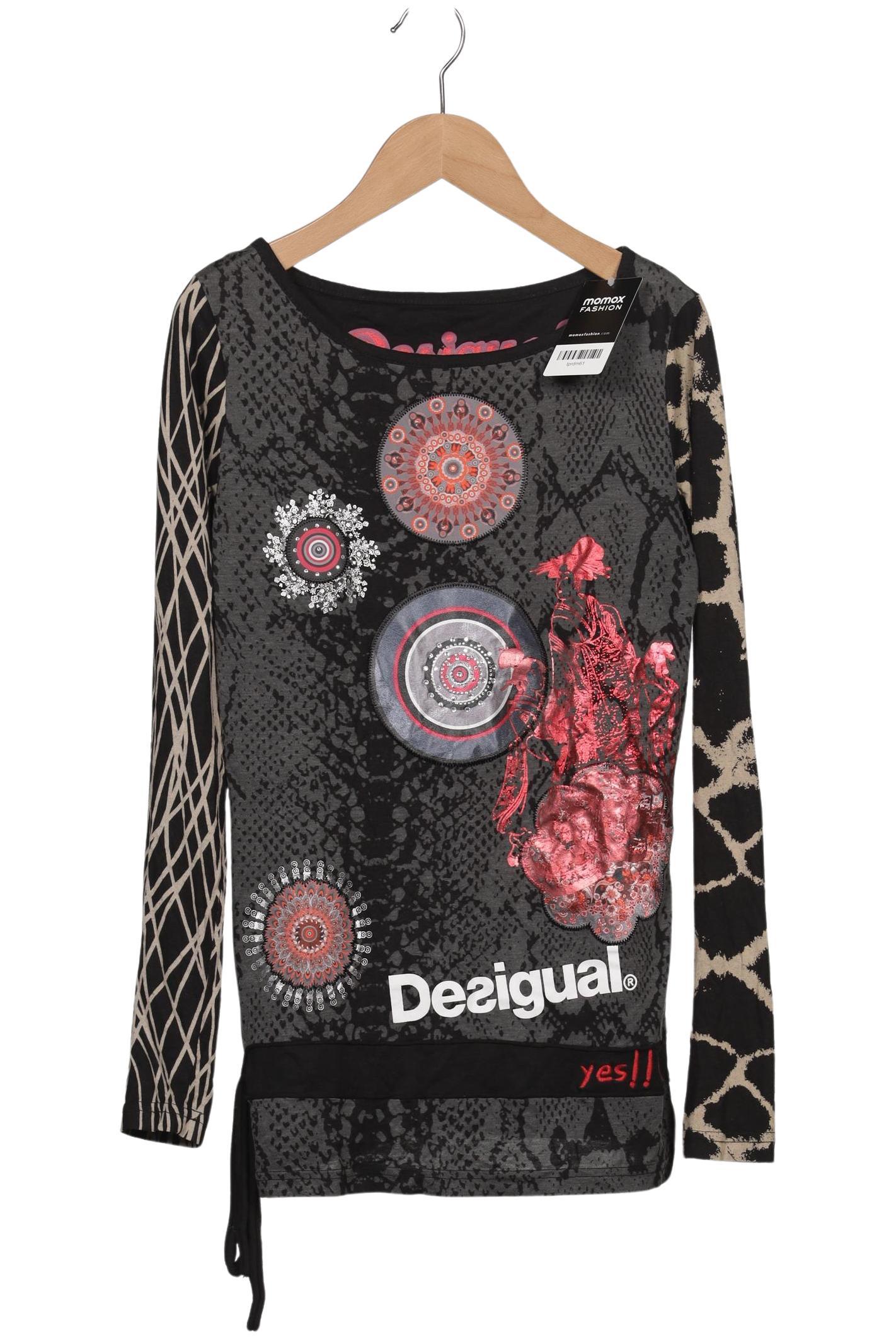 

Desigual Damen Langarmshirt, mehrfarbig, Gr. 36