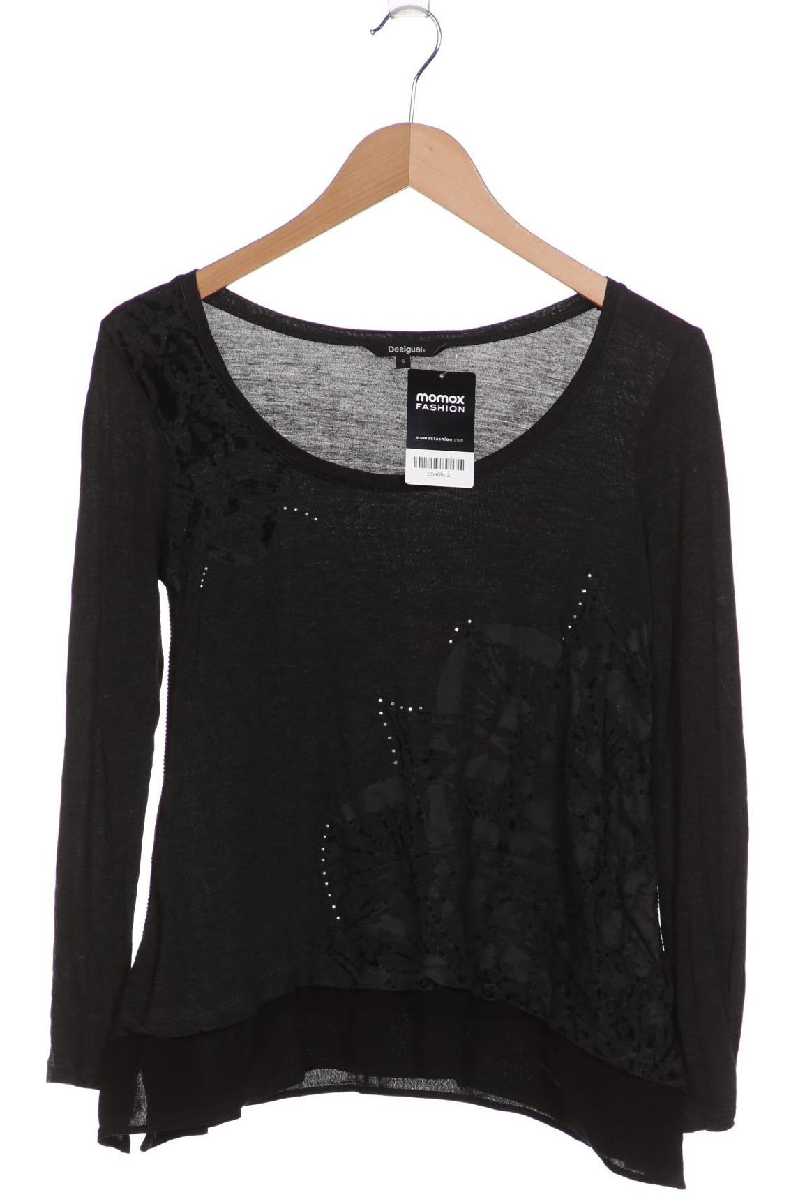 

Desigual Damen Langarmshirt, grau, Gr. 36