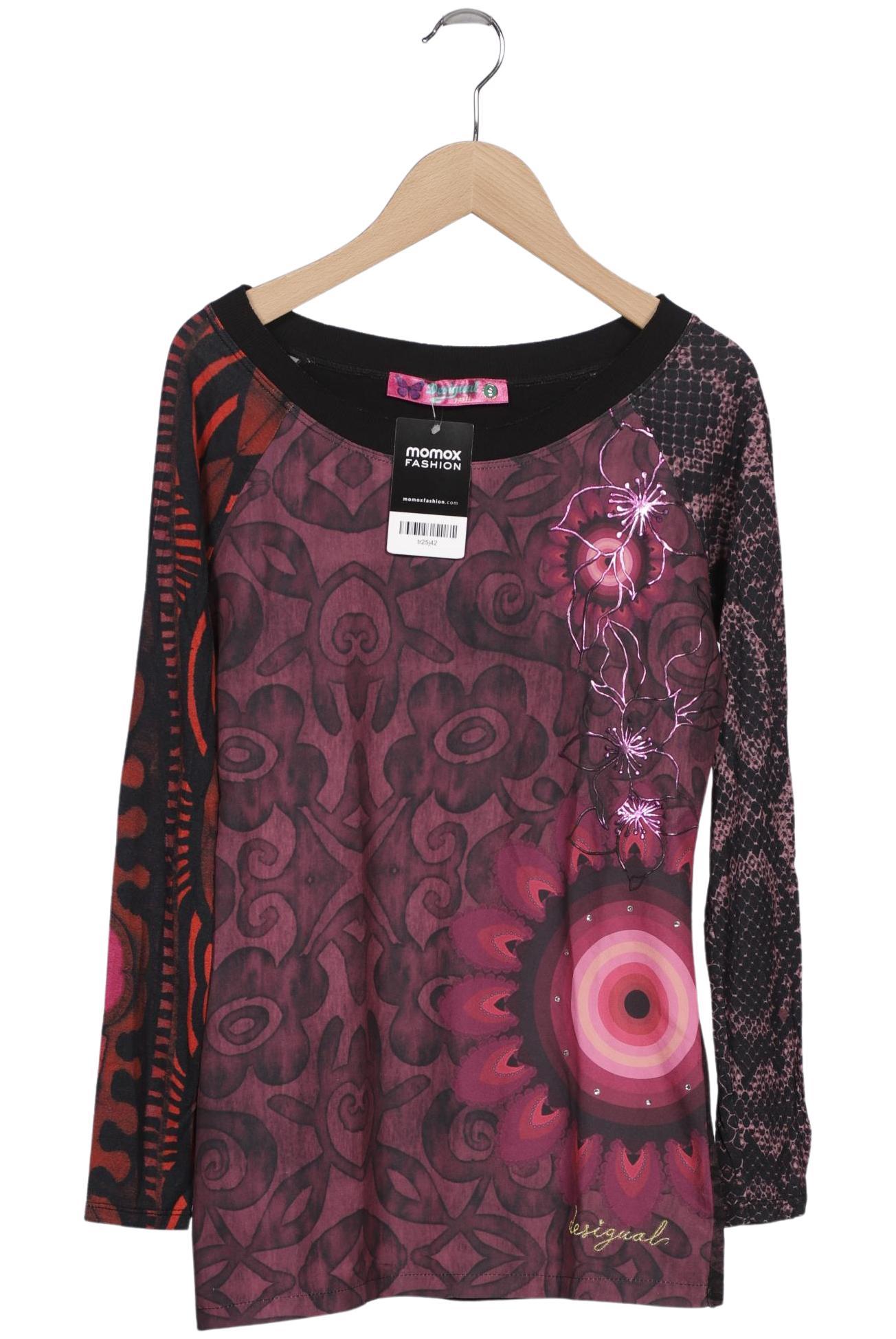 

Desigual Damen Langarmshirt, bordeaux, Gr. 36