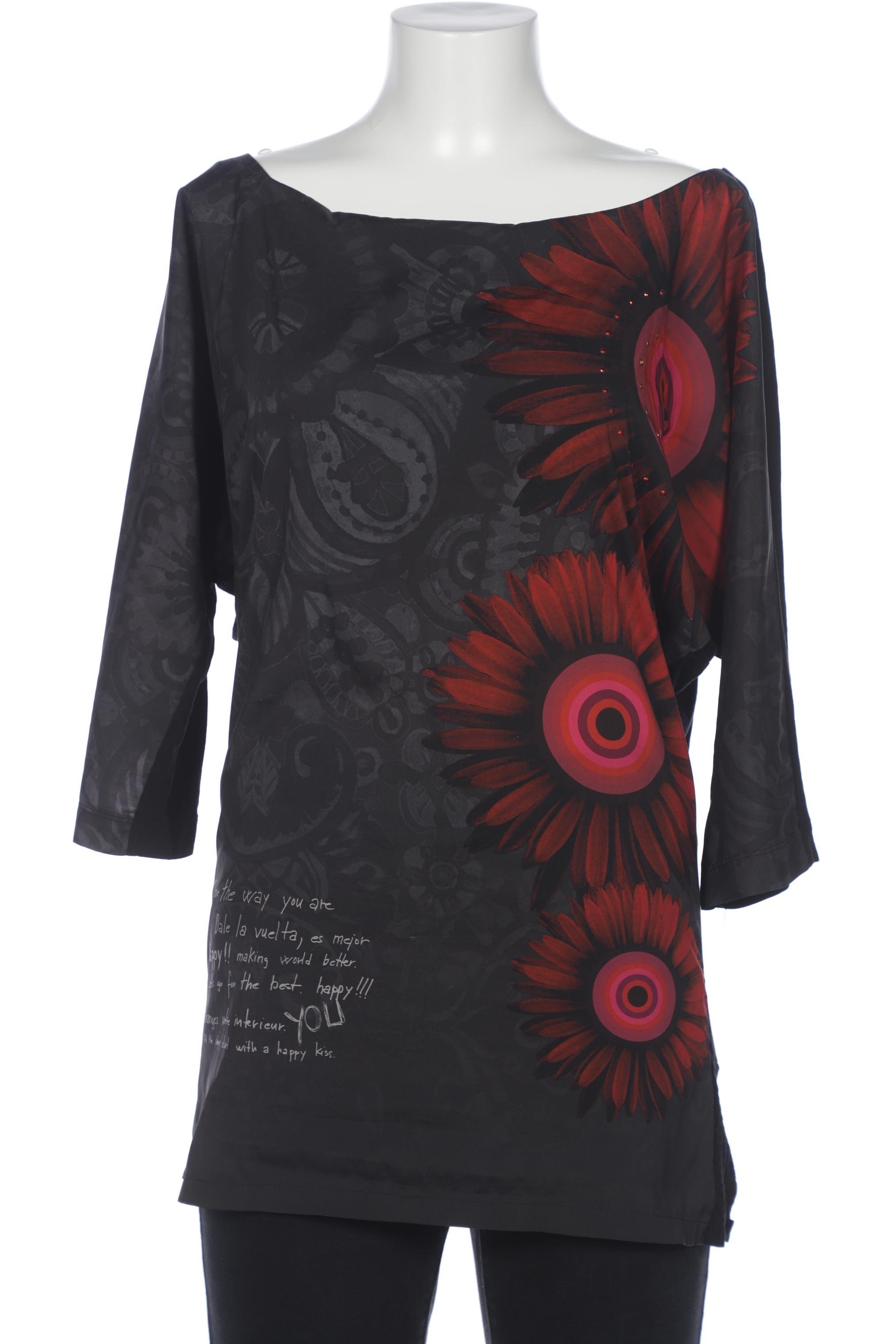 

Desigual Damen Langarmshirt, grau, Gr. 42