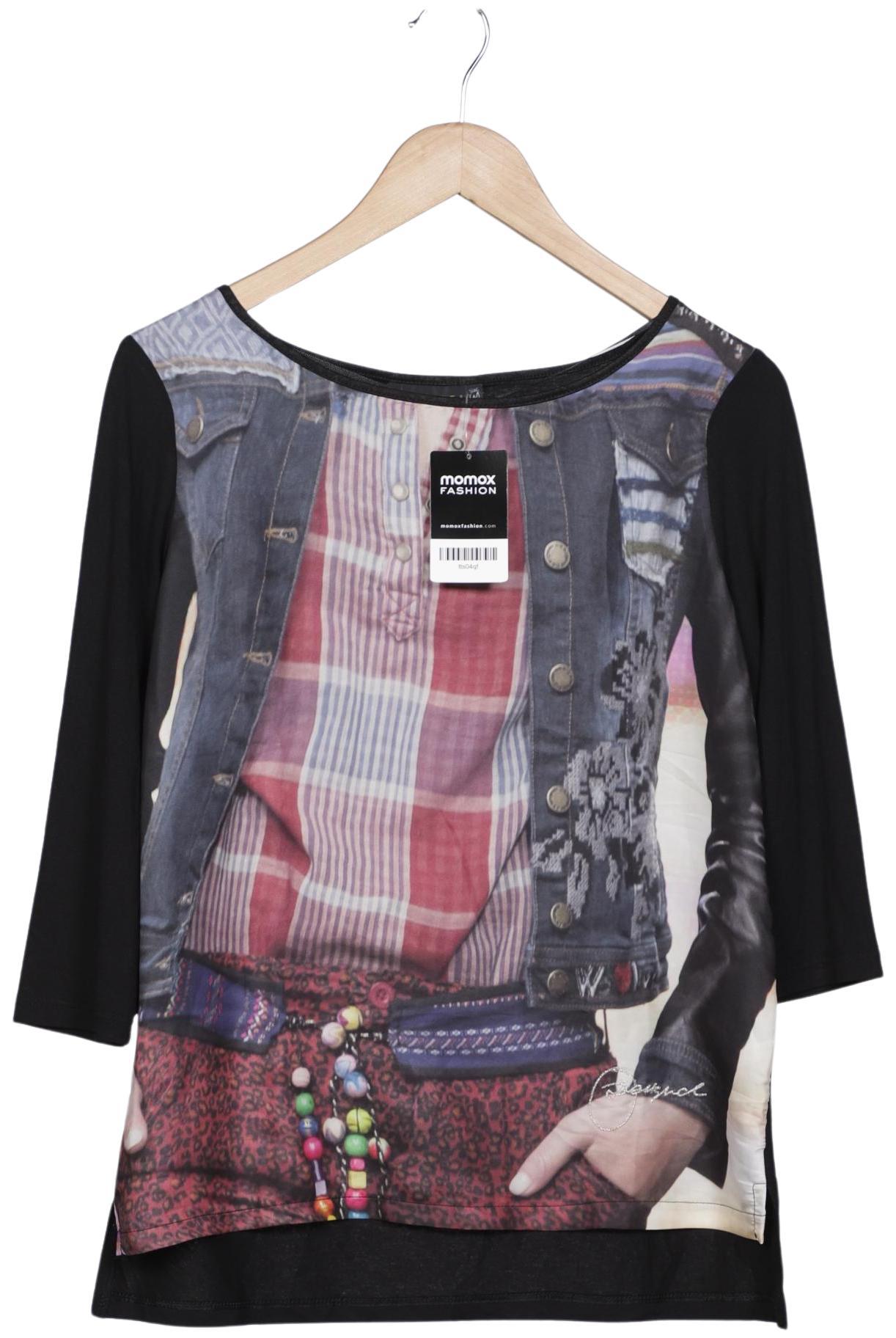 

Desigual Damen Langarmshirt, schwarz, Gr. 38