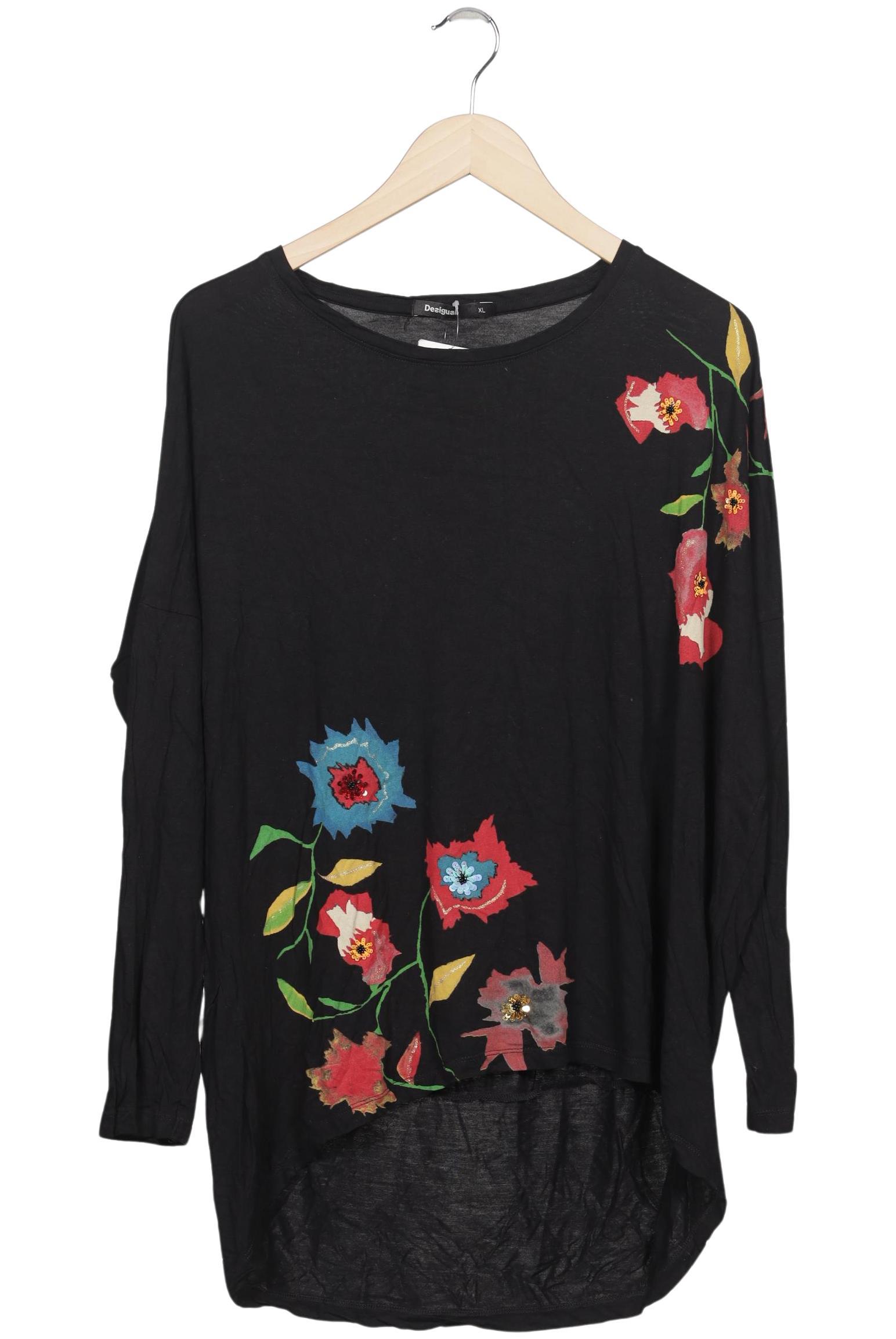 

Desigual Damen Langarmshirt, schwarz, Gr. 44