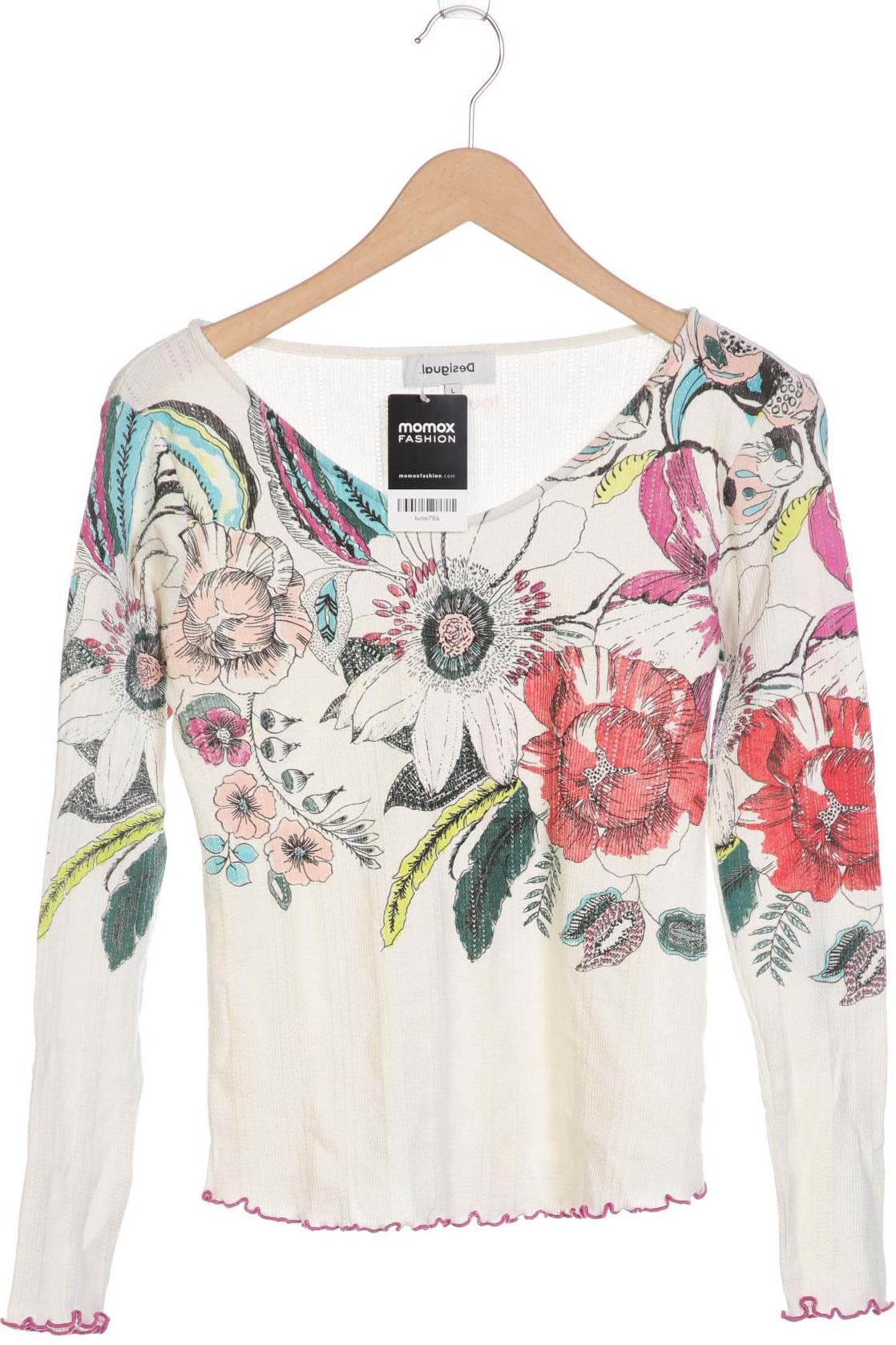 

Desigual Damen Langarmshirt, cremeweiß