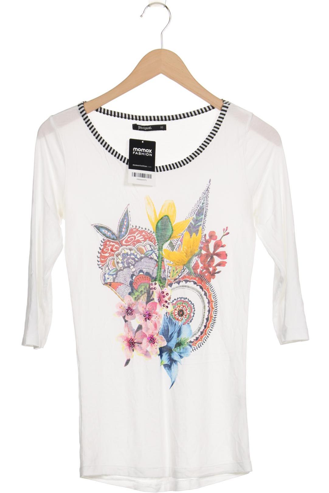 

Desigual Damen Langarmshirt, weiß, Gr. 34