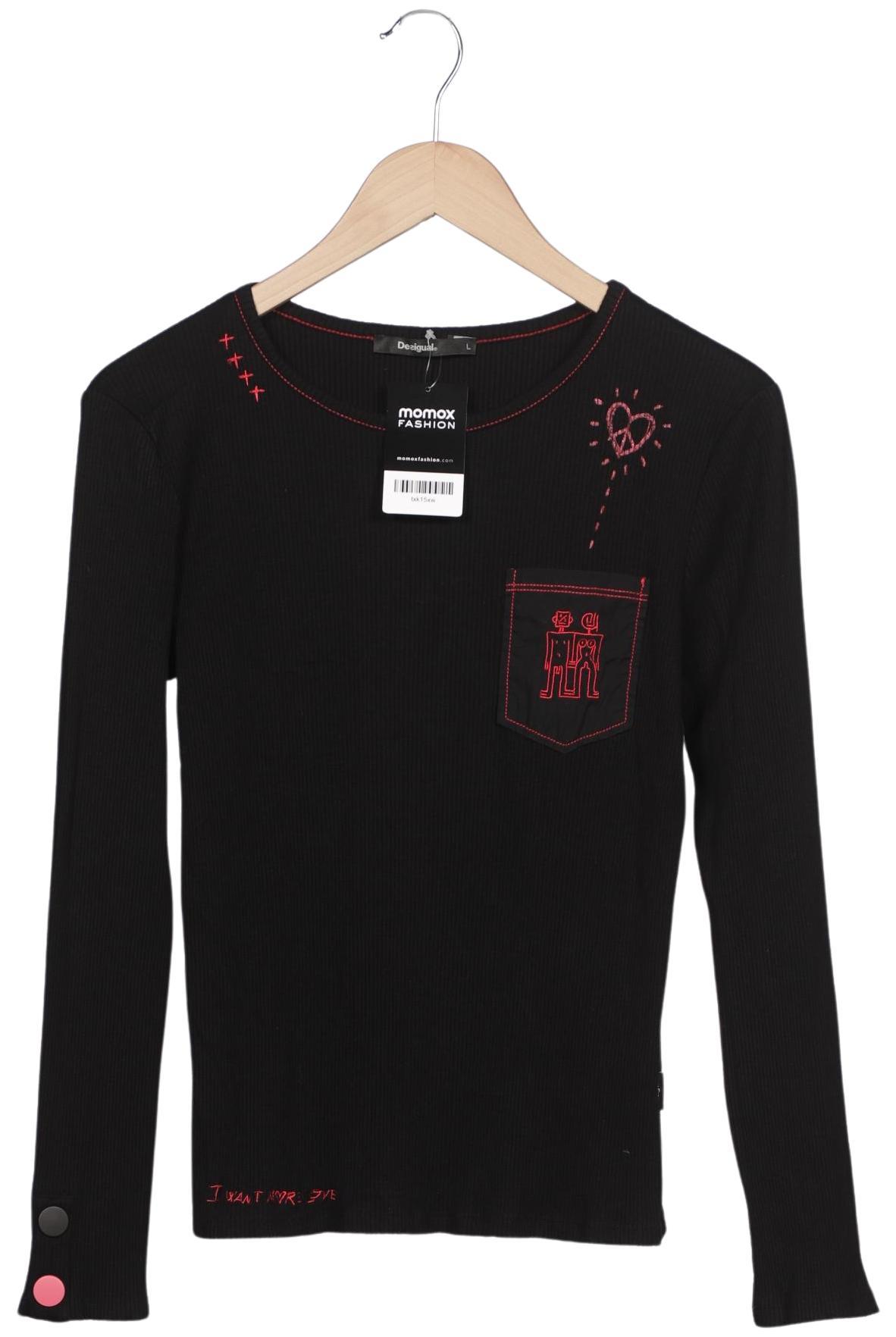 

Desigual Damen Langarmshirt, schwarz, Gr. 42