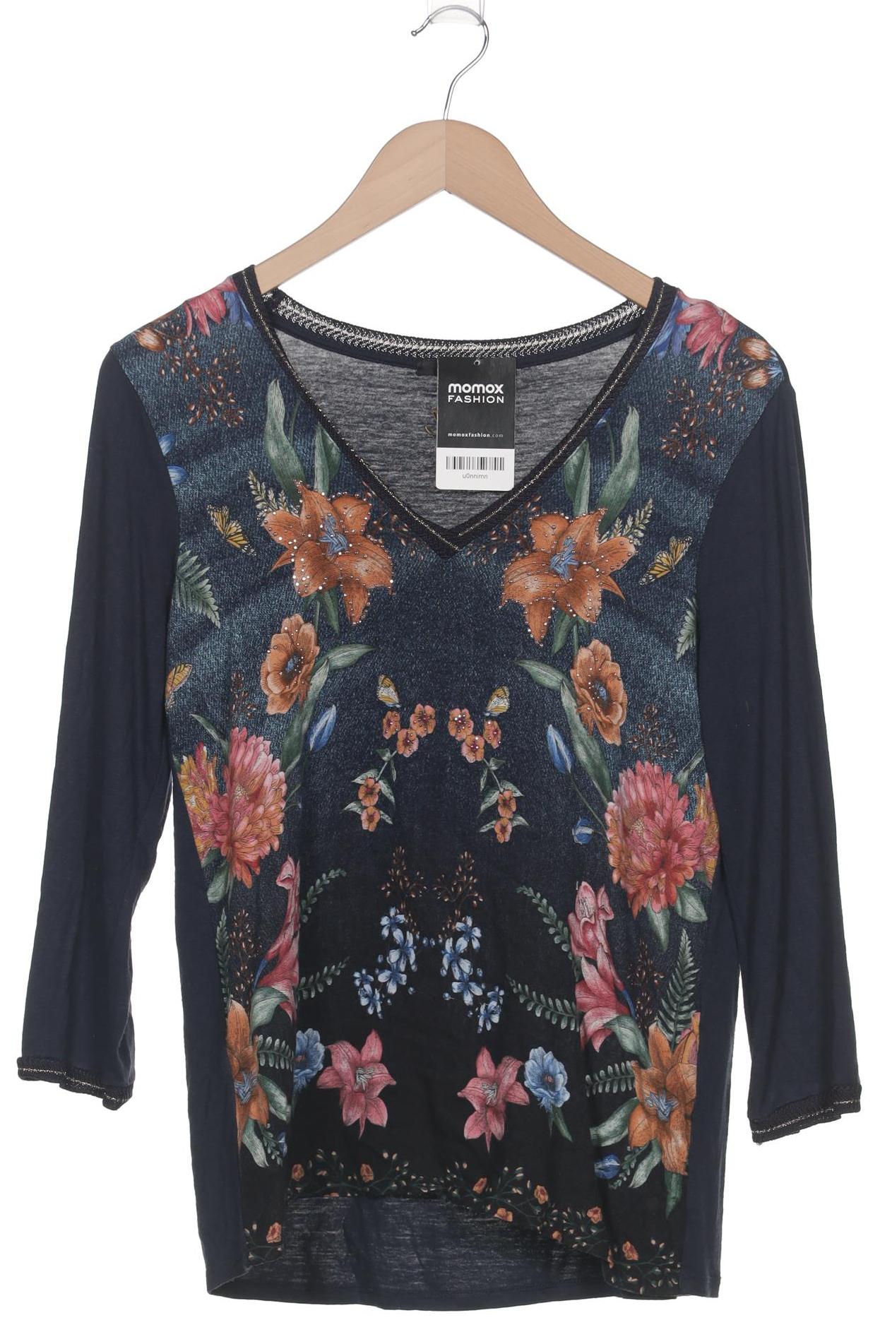

Desigual Damen Langarmshirt, marineblau, Gr. 38