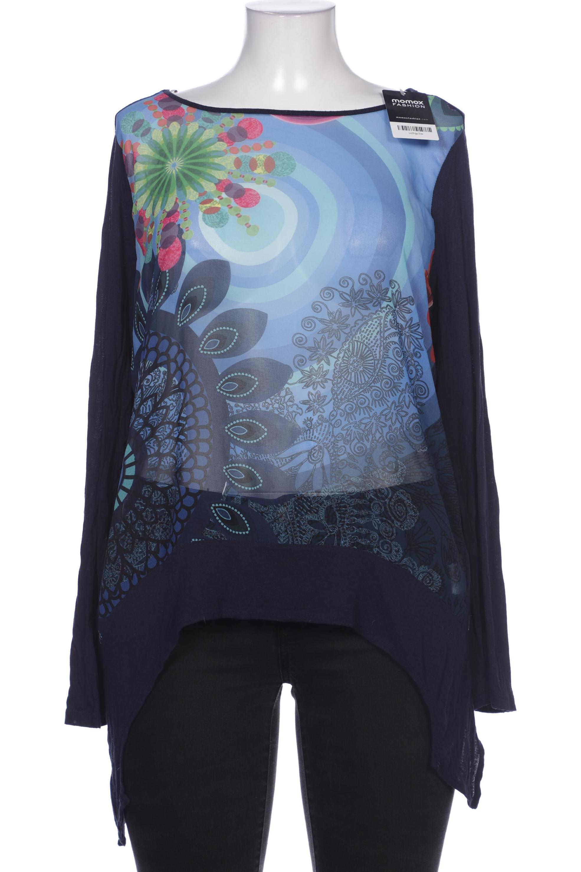 

Desigual Damen Langarmshirt, marineblau, Gr. 44
