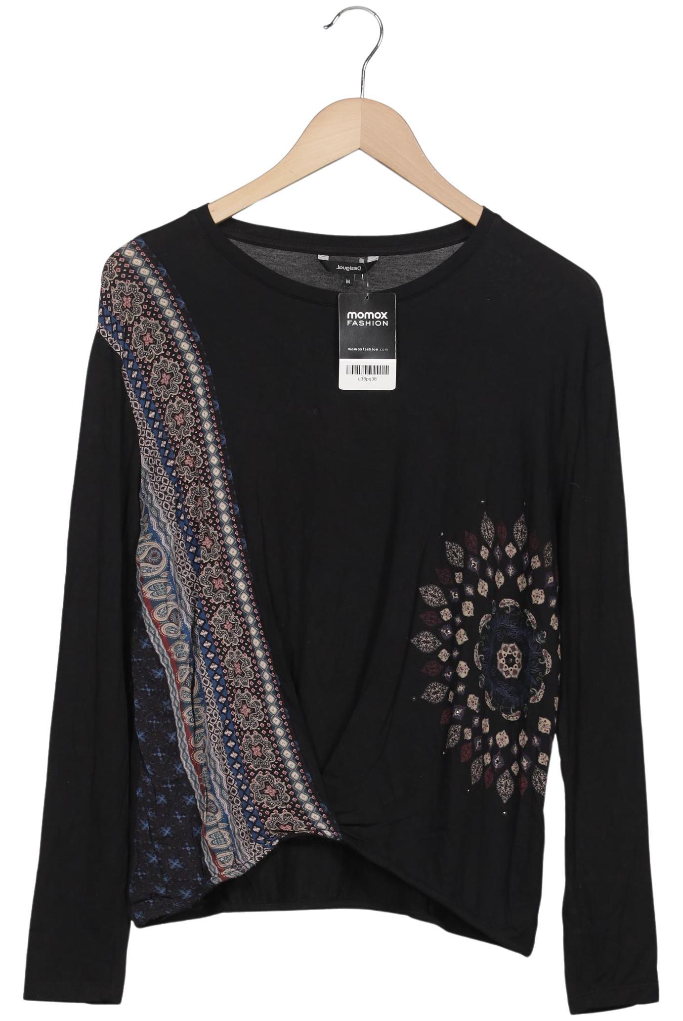 

Desigual Damen Langarmshirt, schwarz, Gr. 38