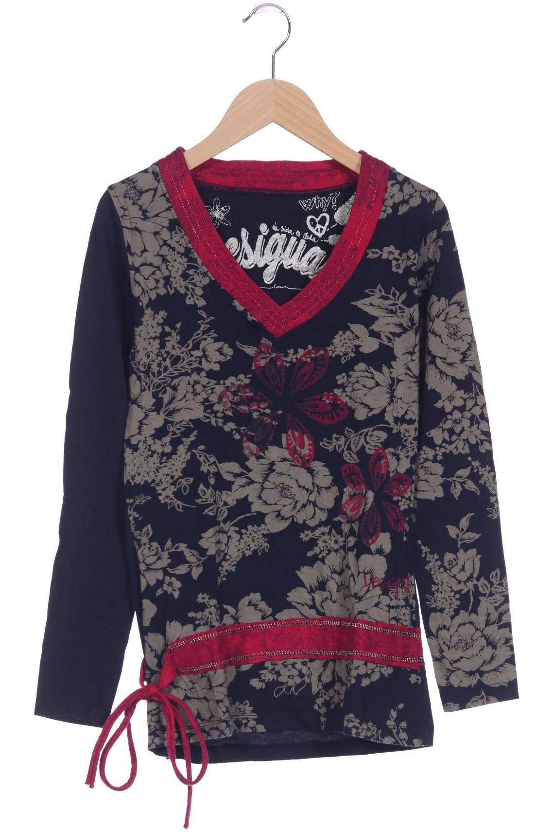 

Desigual Damen Langarmshirt, marineblau, Gr. 36