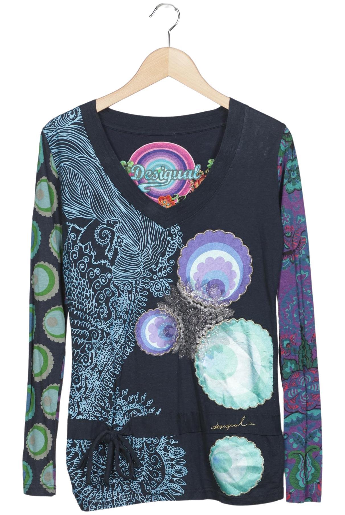 

Desigual Damen Langarmshirt, mehrfarbig, Gr. 36