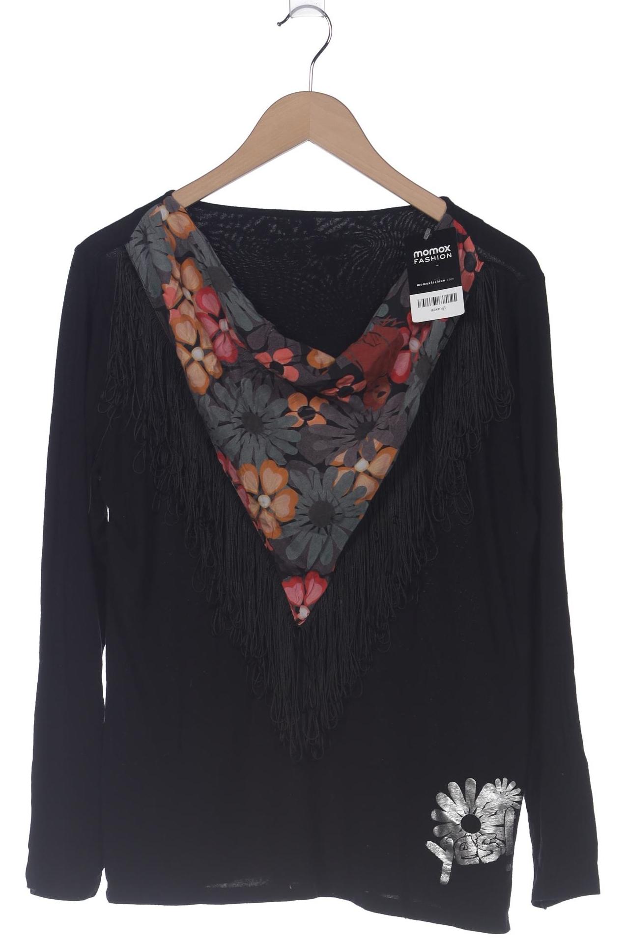 

Desigual Damen Langarmshirt, schwarz, Gr. 44