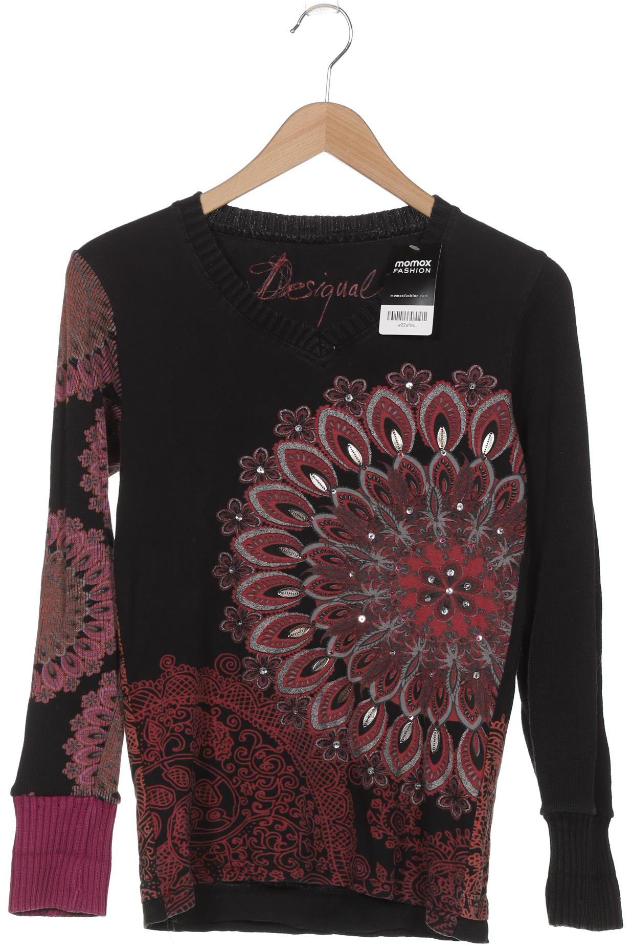 

Desigual Damen Langarmshirt, schwarz, Gr. 38
