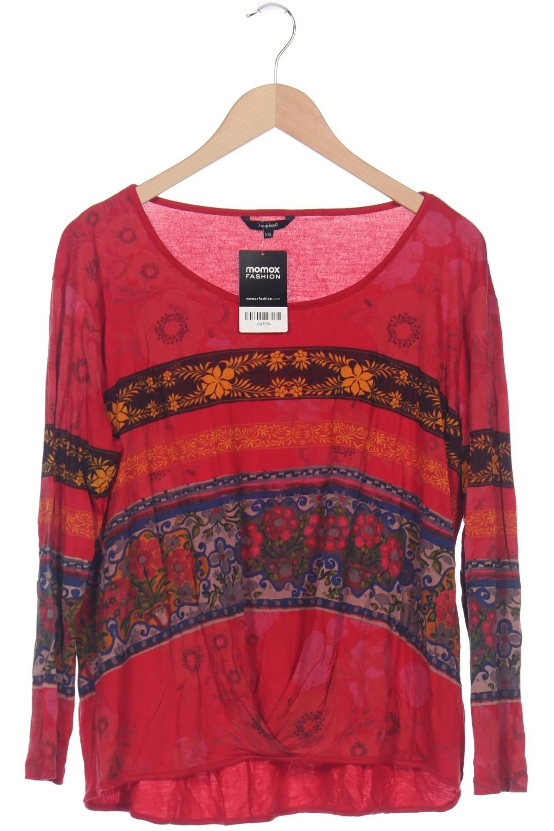 

Desigual Damen Langarmshirt, rot, Gr. 46