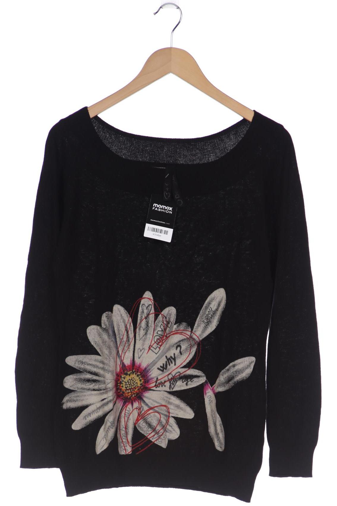 

Desigual Damen Langarmshirt, schwarz, Gr. 38
