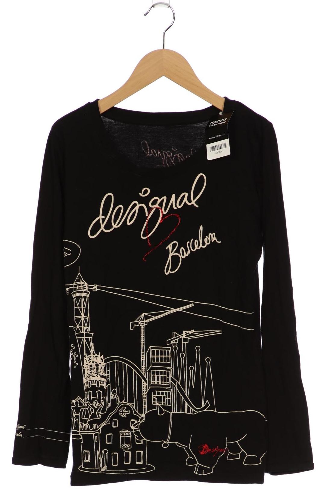

Desigual Damen Langarmshirt, schwarz, Gr. 42